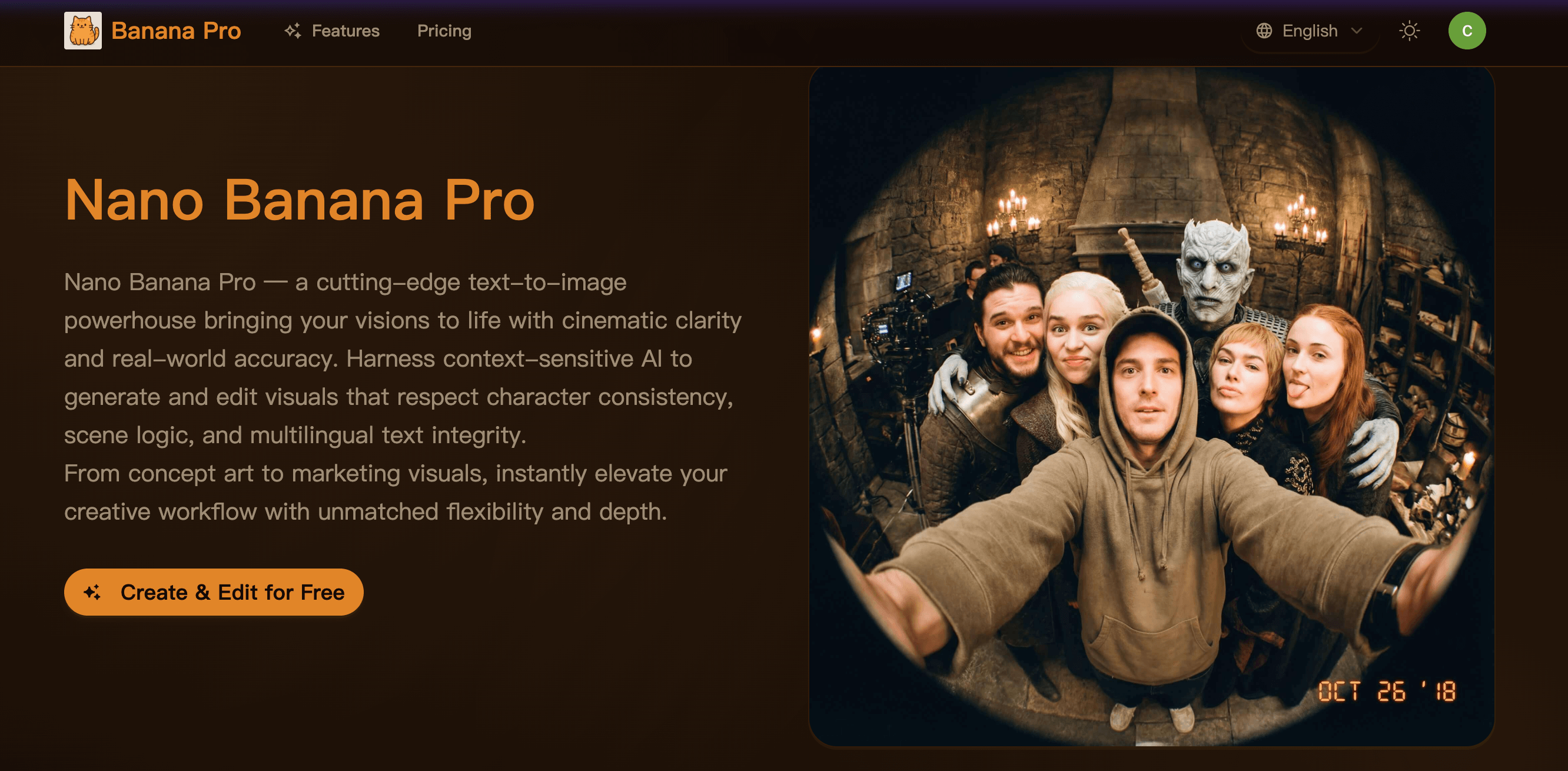 Banana Pro - Banana Pro – Advanced AI Image Generator & Editor media 1
