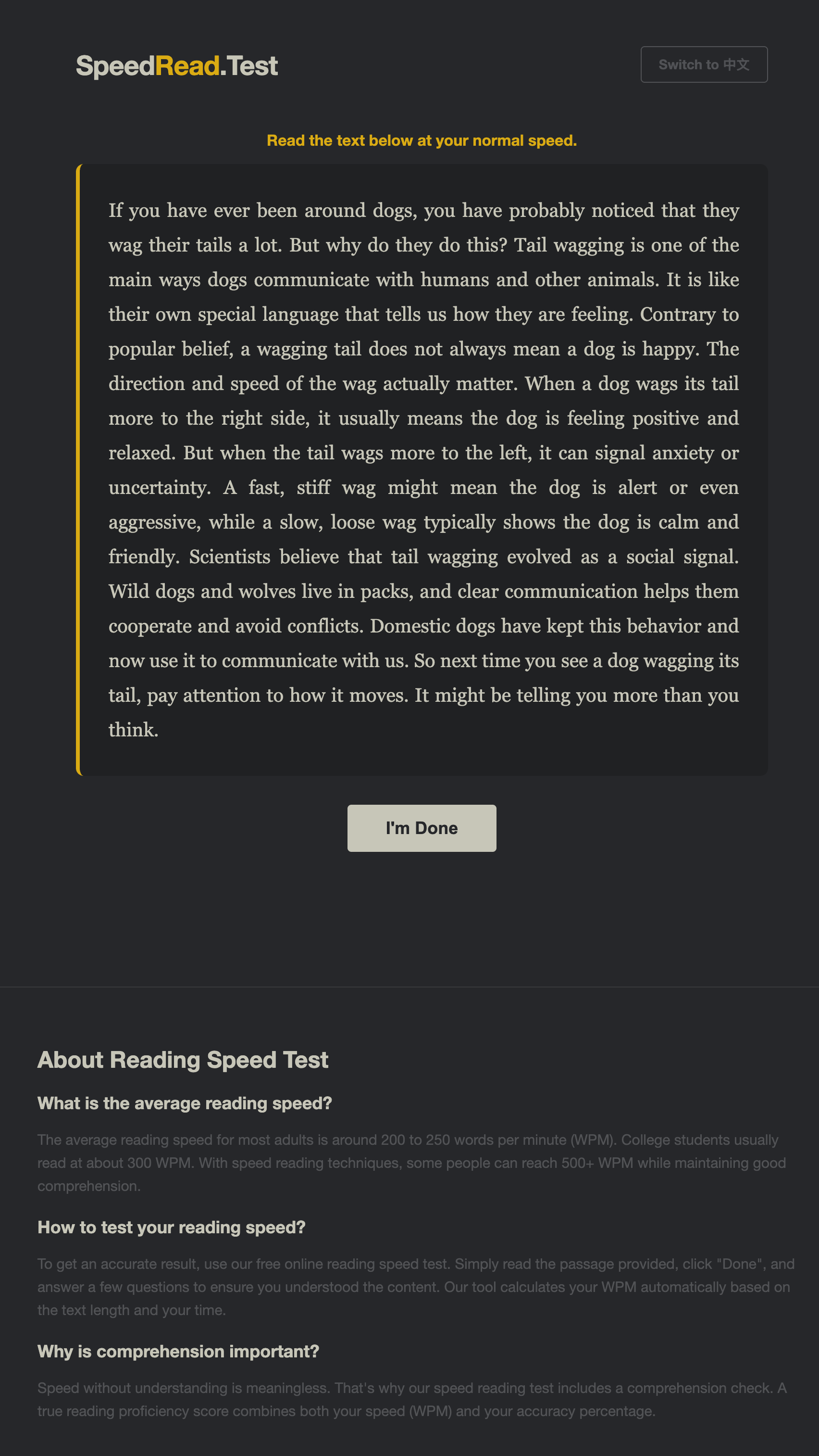 Test My Reading - Free online speed reading test to check your WPM instantly. media 2