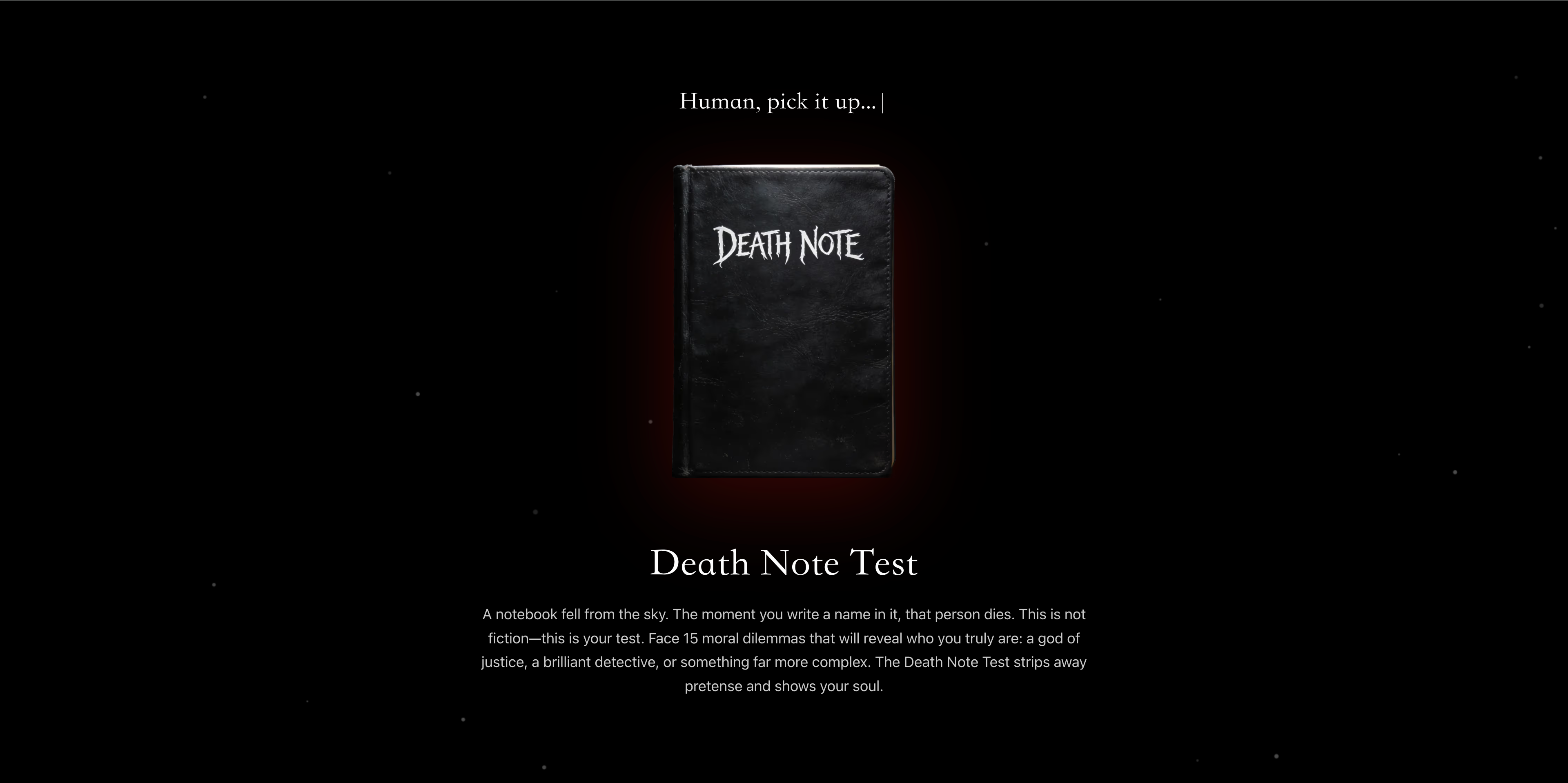 Death Note Test
