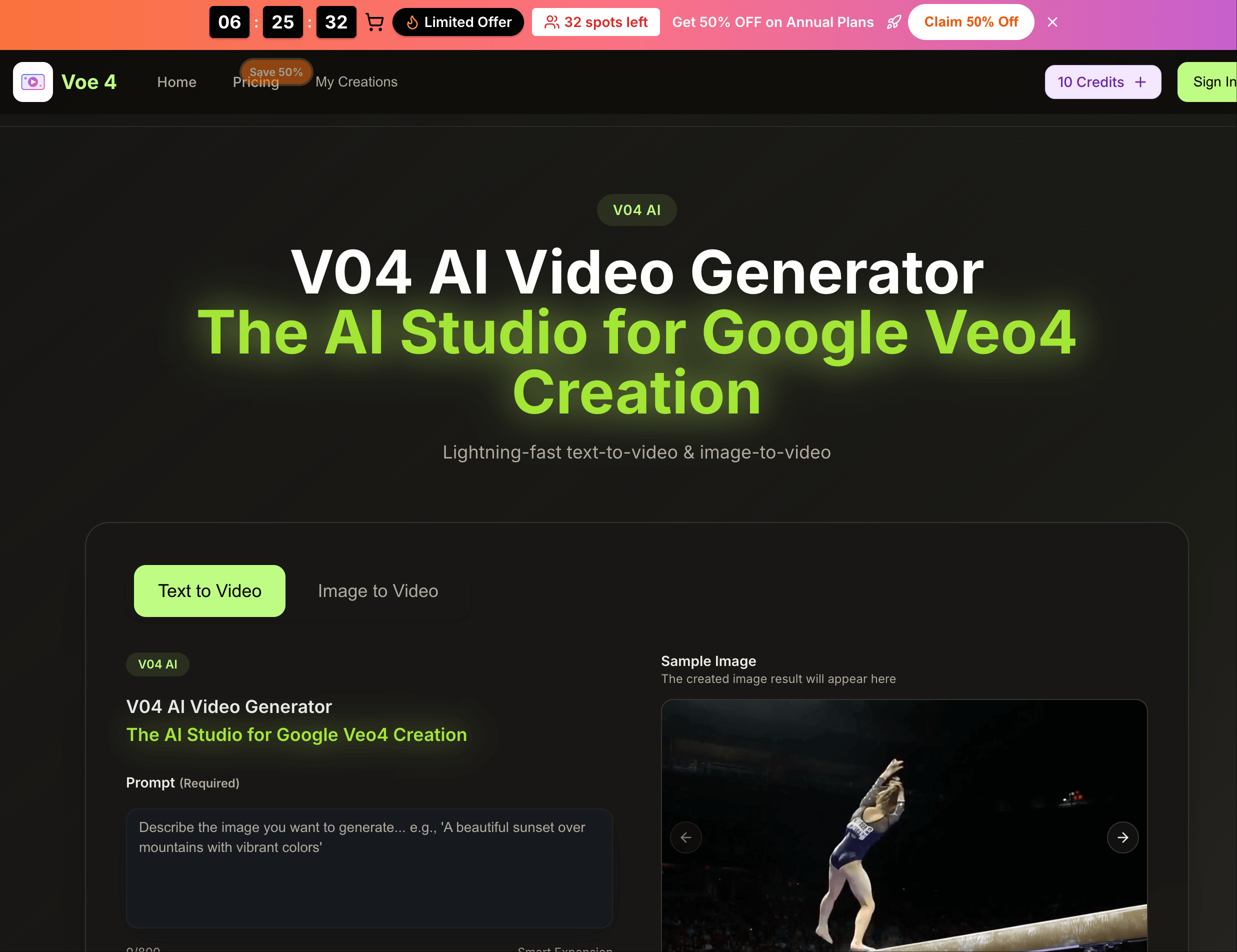 v04 AI - V04 AI Video Generator The AI Studio for Google Veo4 Creation media 1