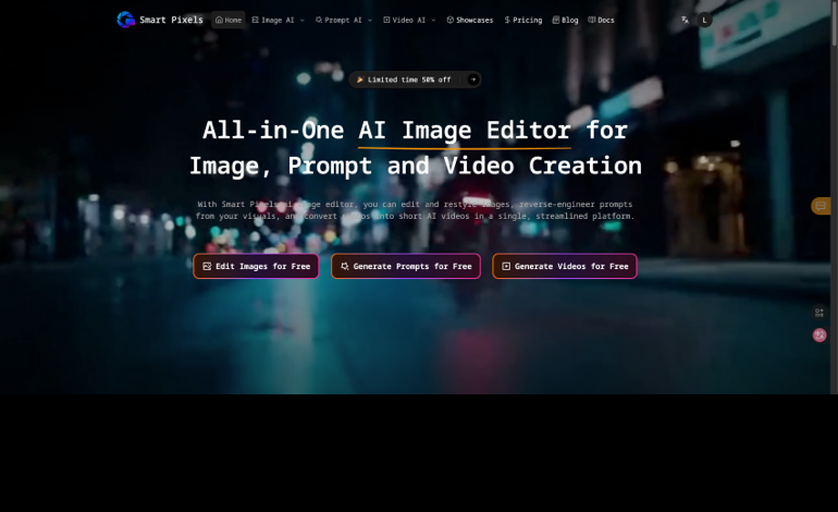 SmartPixels - Smart Pixels – Fast AI Image Editor & Video Generator media 1