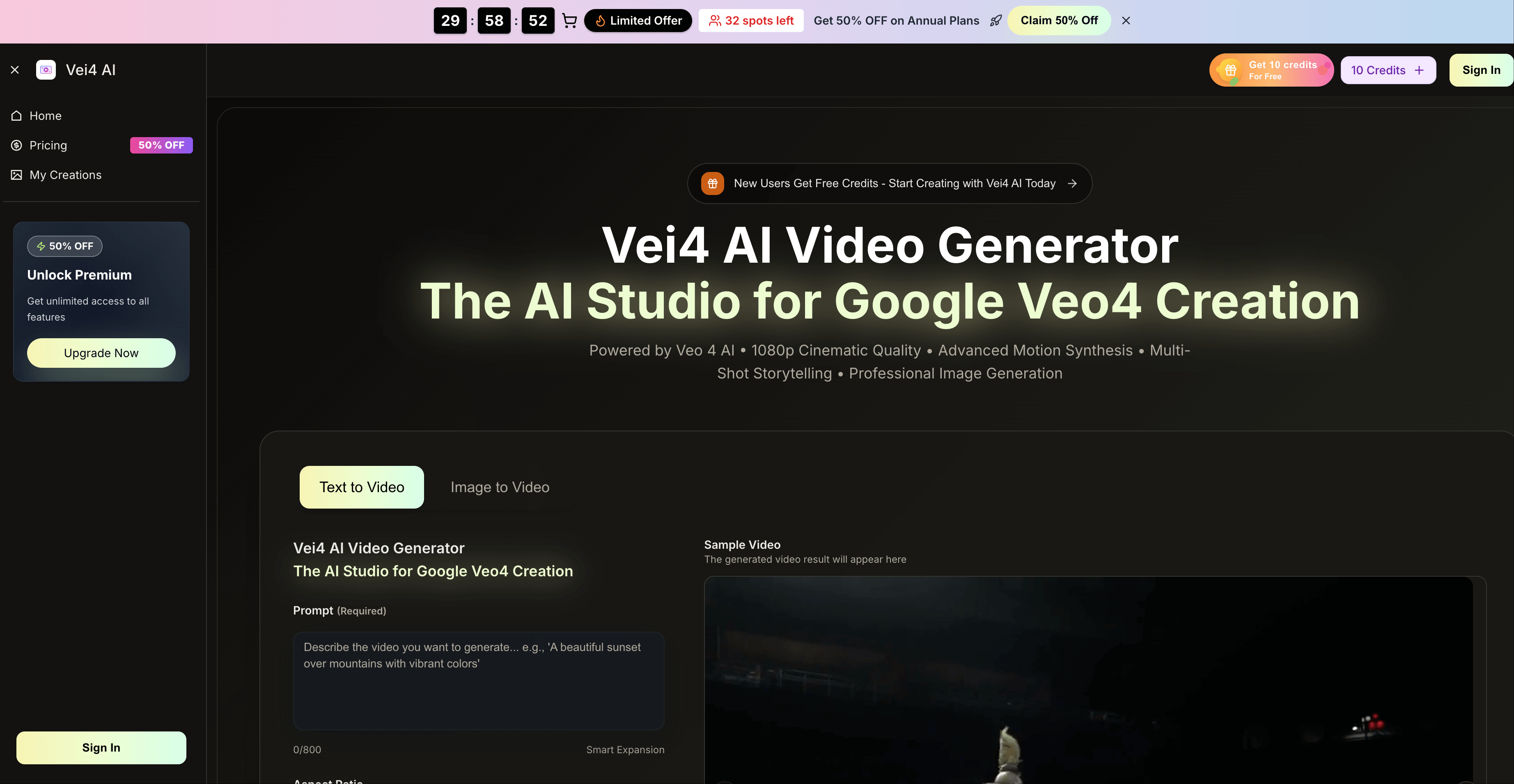 vei4 video ai - Vei4 AI Video - Generate Veo4 AI VIdeo with Sound media 1