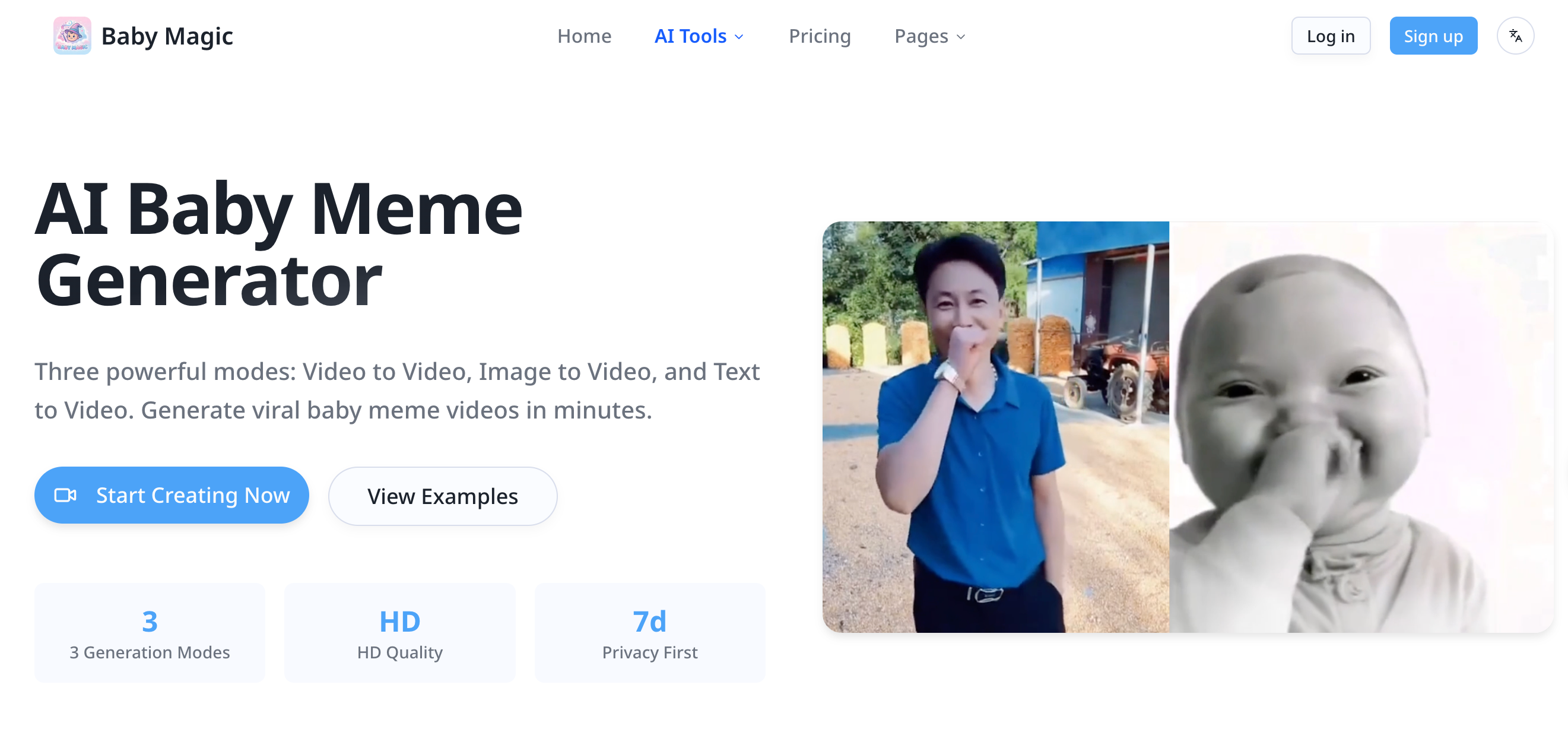 BabyMagic  - AI Baby Video & Meme Generator media 3