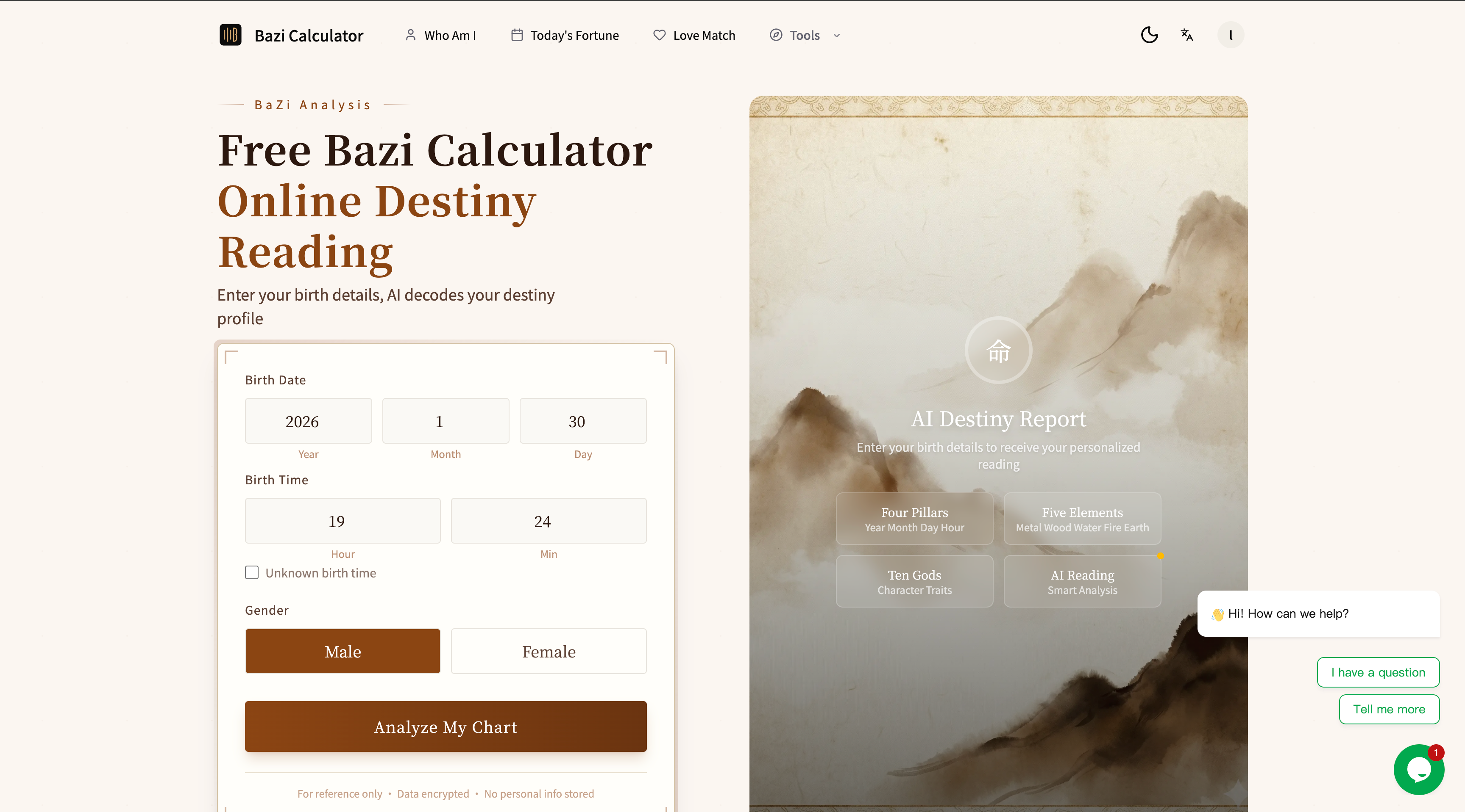 Bazi-Calculator