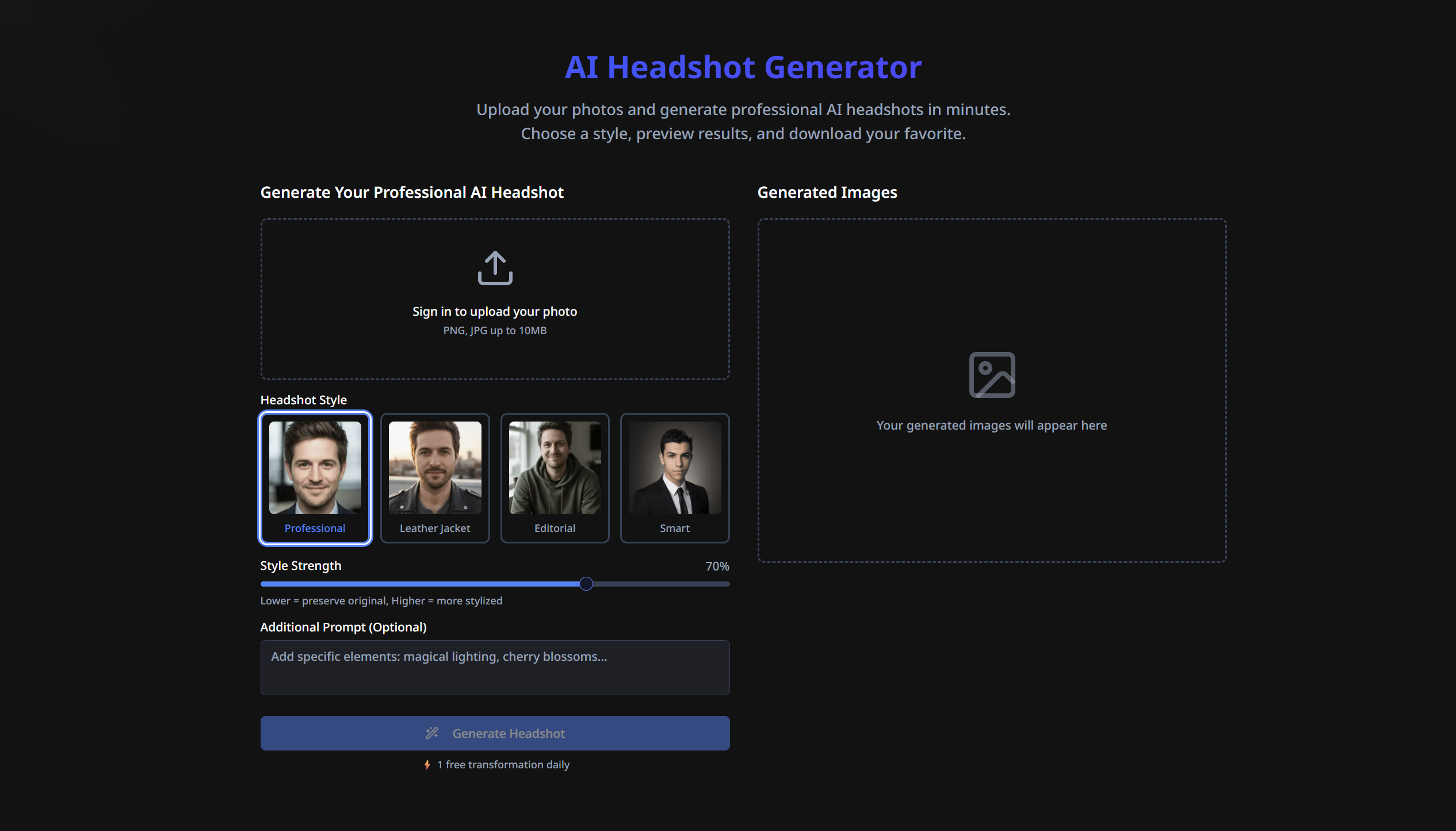 Mídia 2 de Gerador de tiro na cabeça de IA on-line - Transforme suas selfies diárias em fotos profissionais em minutos, prontas para LinkedIn, currículos e perfis de empresas.