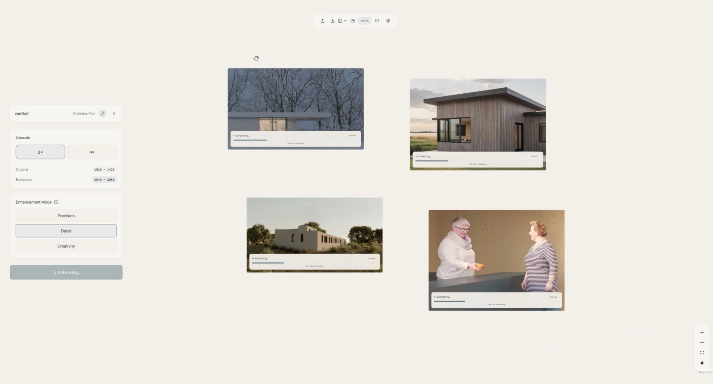 وسائط الفيدية - محسّن تقديم الذكاء الاصطناعي للتصور المعماري 1