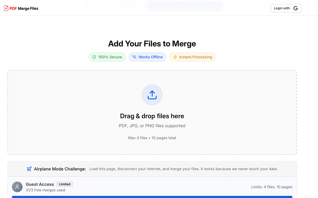 PDF Merge Files