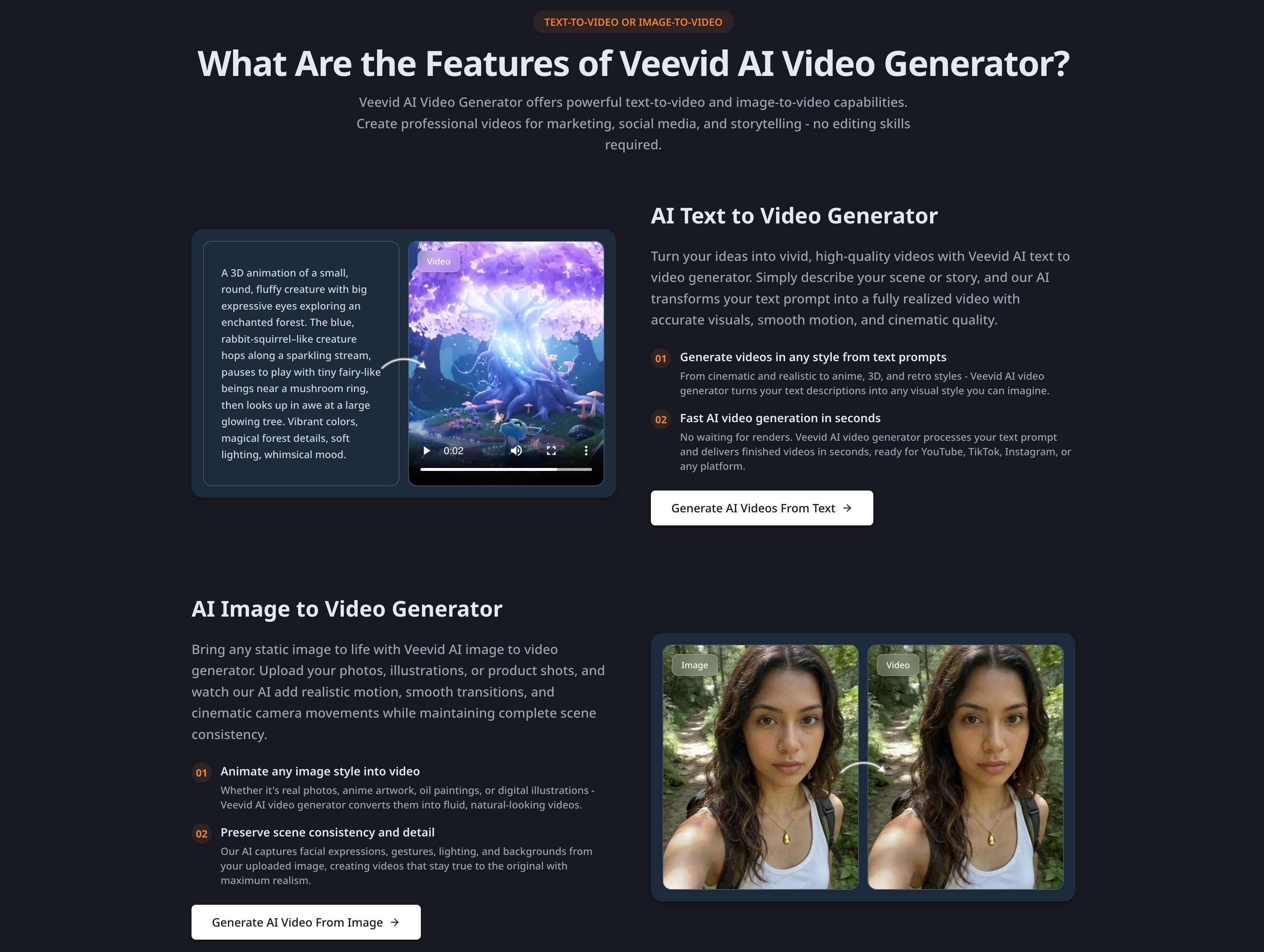 Veevid AI - Realistic Motion Video AI - AI Video with True Lifelike Motion. media 2