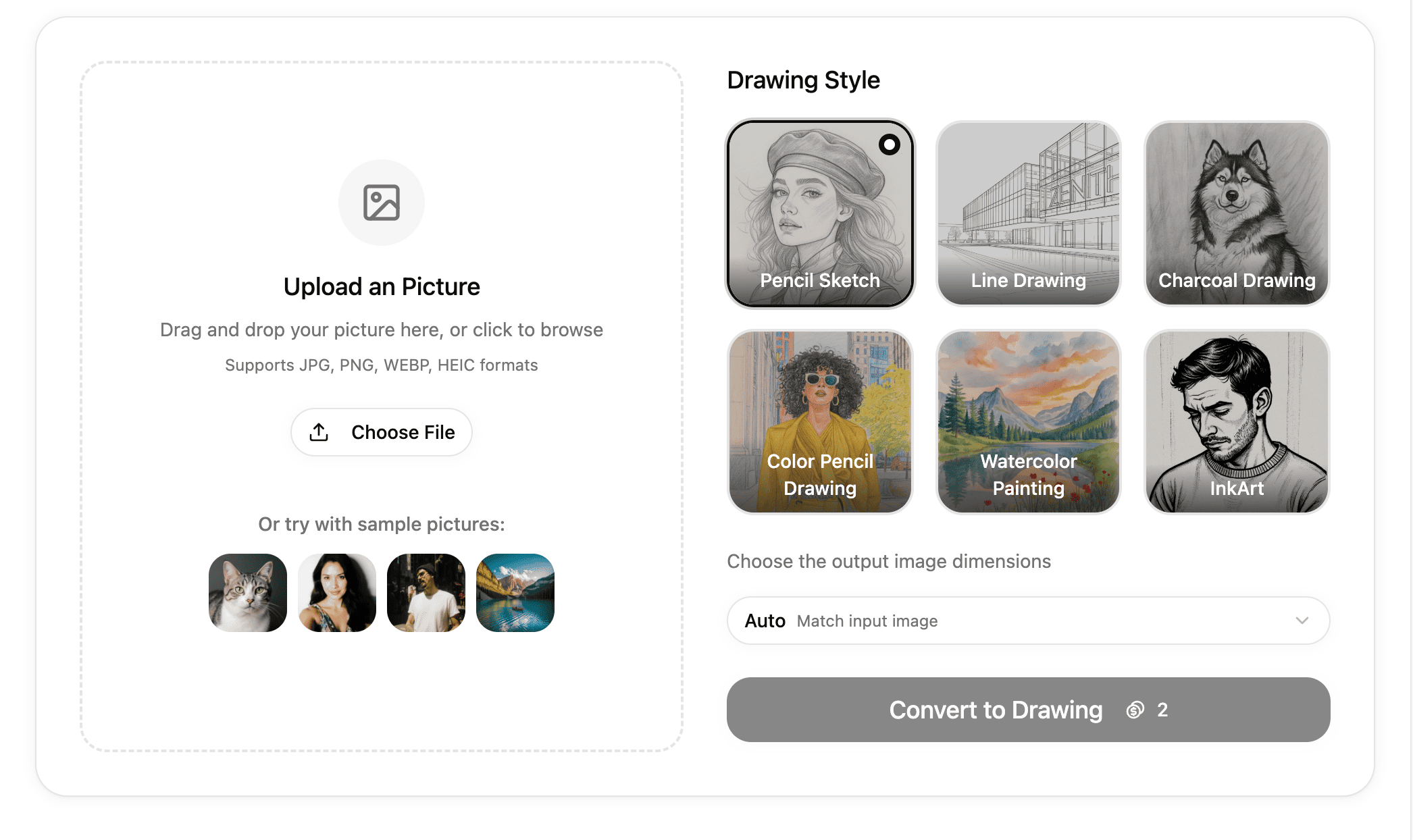 Picture to Drawing - Transform Your Picture to Drawing in Seconds with AI media 1