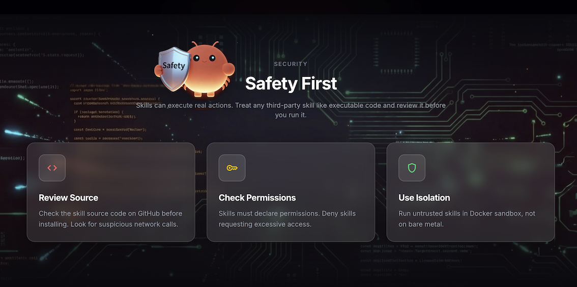 OpenClaw Skills Directory - The safety-first directory for OpenClaw agent skills — discover, evaluate, and install capabilities that turn your local AI into a capable assistant without the guesswork. media 3