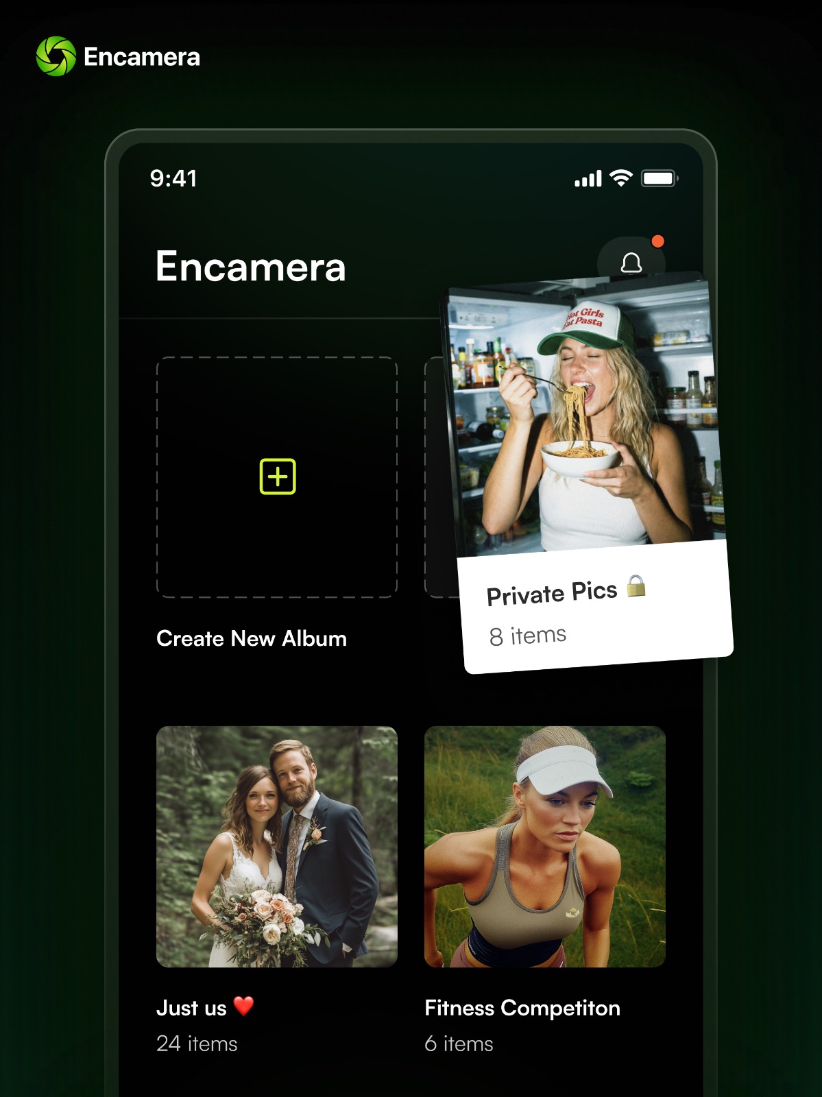 Encamera - Encrypted Photo Vault App, Photo Vault App, iOS Photo Vault, Local Photo vault, Private photo vault, Encrypt photos , Encrypt videos , Calculator vault, Lock photos, Private videos media 1