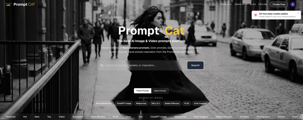 Promptcat - AI prompts community. media 1