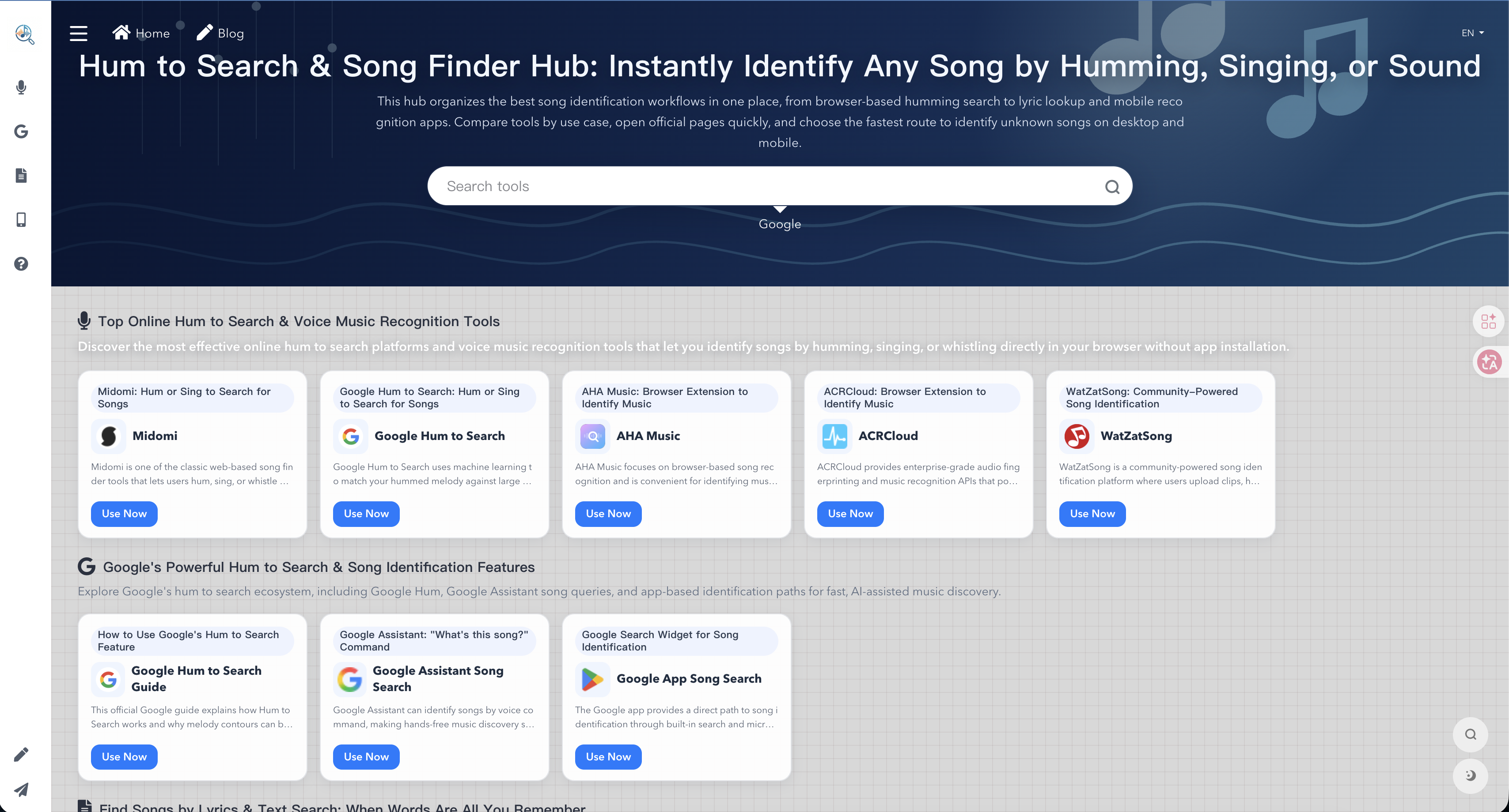 Humtosearch - Hum to Search & Song Finder Hub media 1