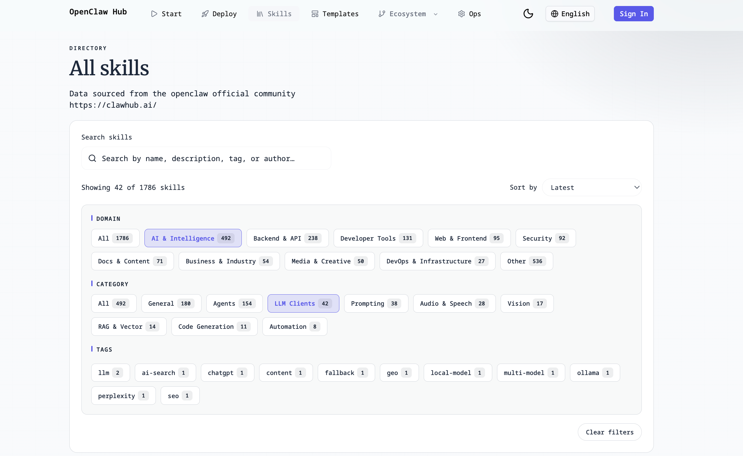 OpenClaw Hub - A hub for discovering, installing, and managing OpenClaw skills, templates, and workflows. media 2