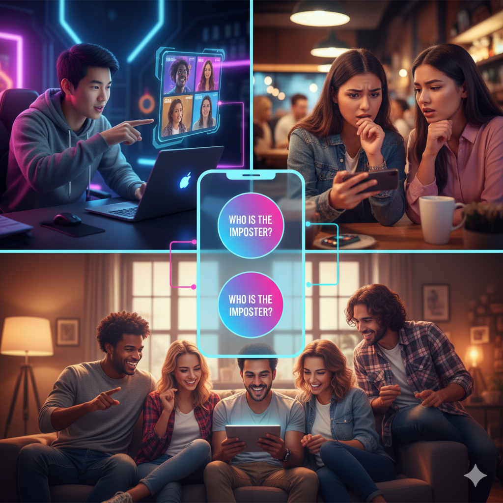 사기꾼 게임 - 사기꾼 게임 – 무료 온라인 단어 추론 파티 게임 미디어 2