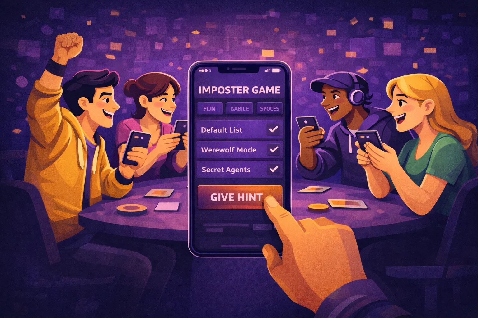 사기꾼 게임 - 사기꾼 게임 – 무료 온라인 단어 추론 파티 게임 미디어 3