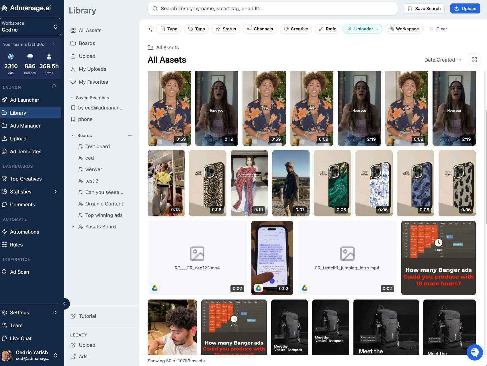 AI 관리 - 10배 더 빠른 광고 실행: Bolt, Calm, Wonderbly, Perplexity, Photoroom 및 Speechify의 신뢰를 받습니다. 미디어 1