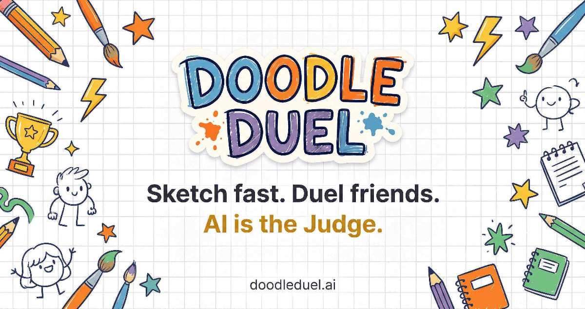 Doodle Duel - Sketch fast. Duel friends. Let AI Judge. media 1