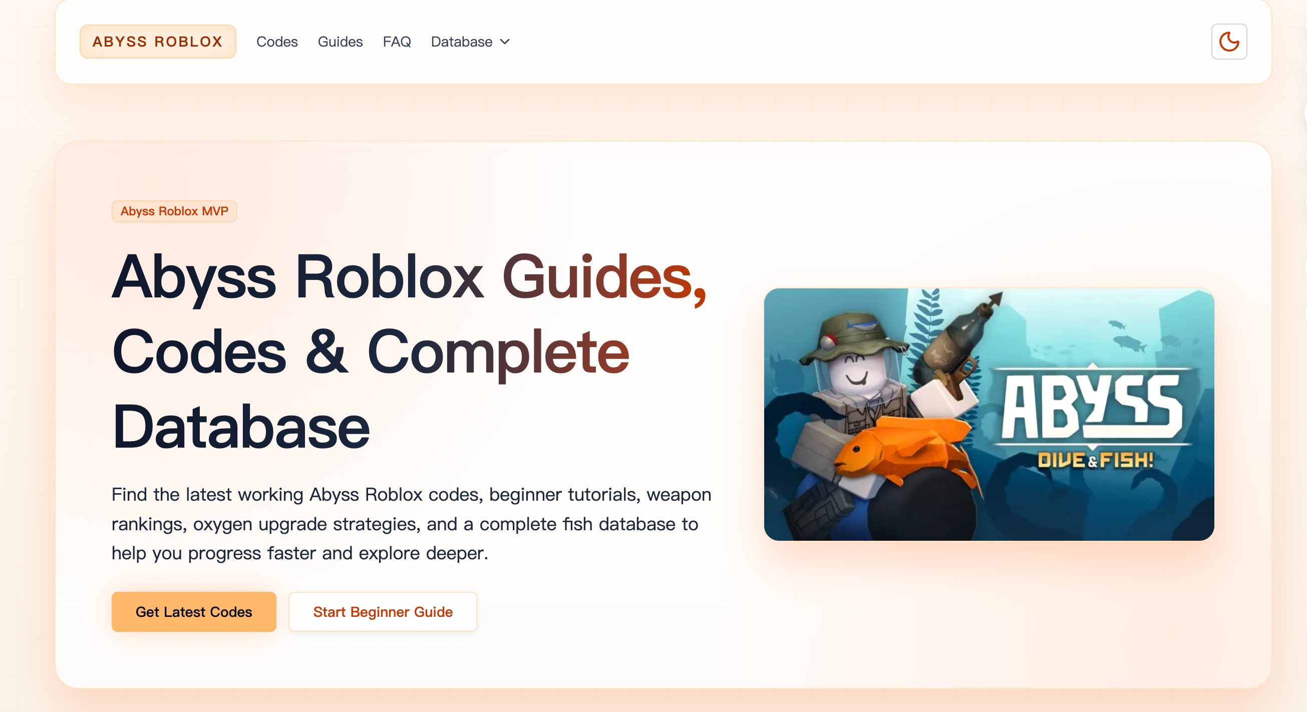 어비스 허브 - Roblox Abyss 코드, 가이드 및 구조화된 게임플레이 허브 미디어 1
