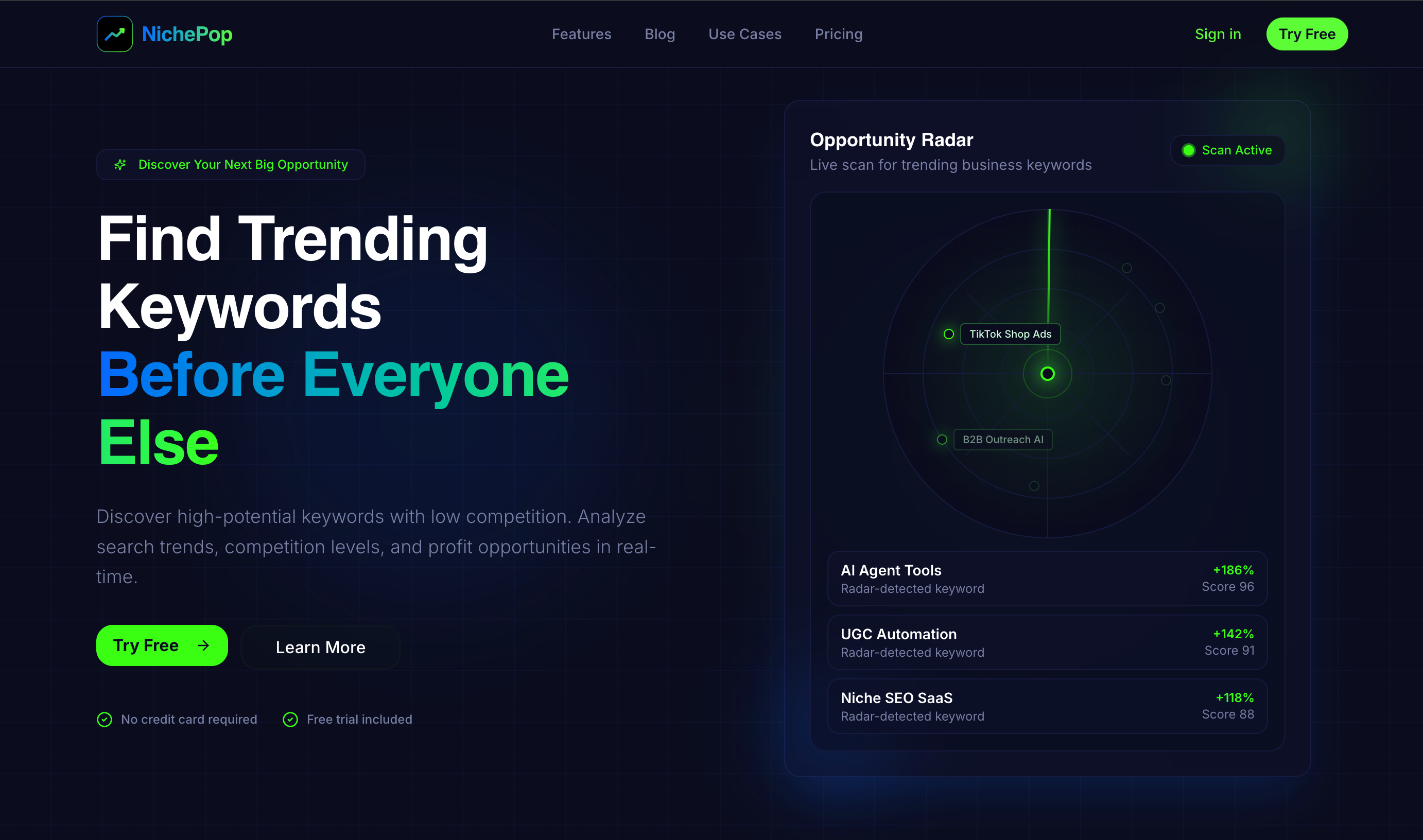 nichepop - discover trending keywords & profitable niches media 1