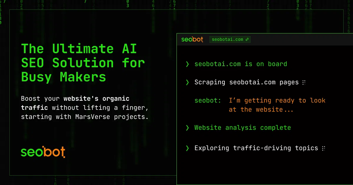 SEObot - Smarter organic traction media 1