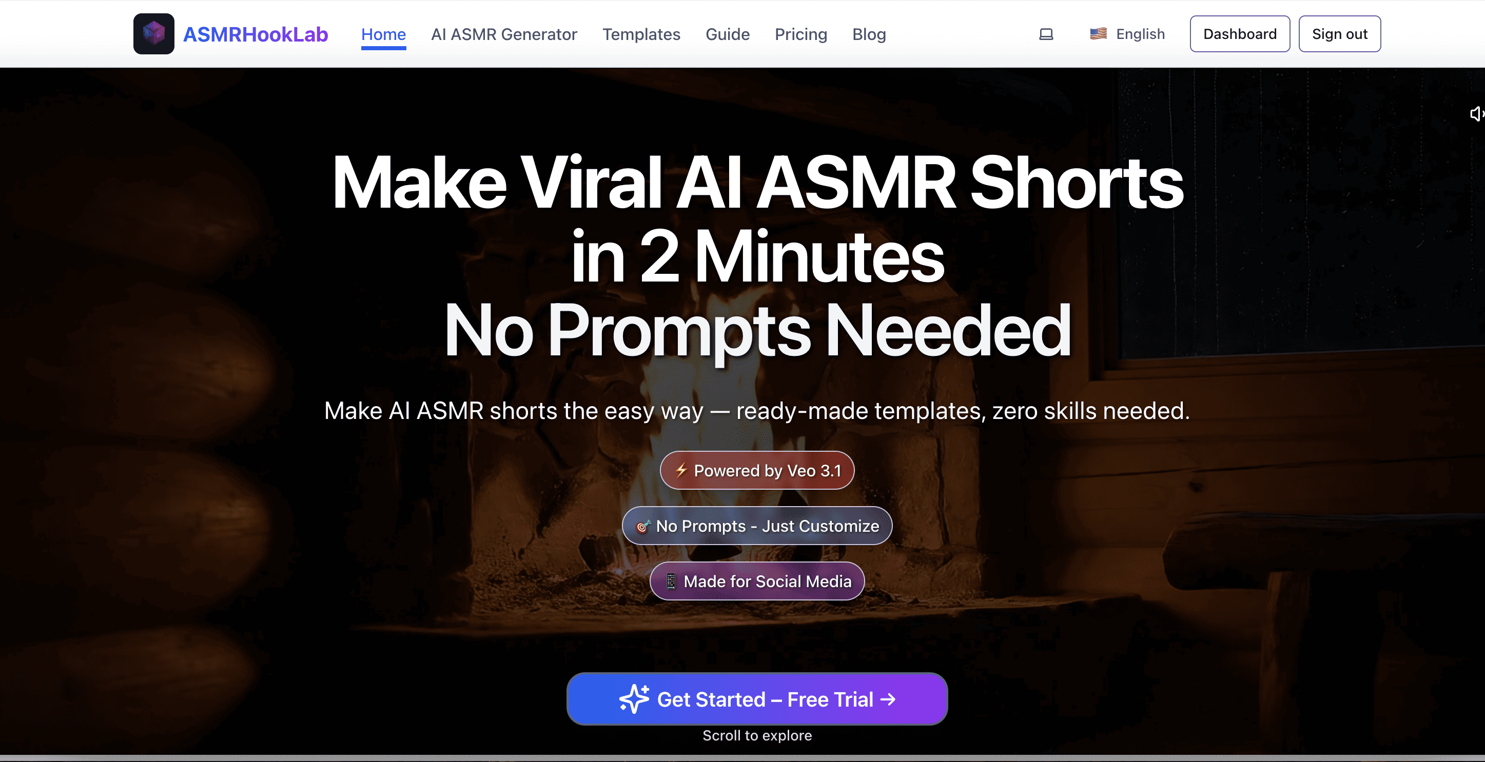 ASMRHookLab - Plantillas ASMR de IA viral: no se necesitan indicaciones. media 2