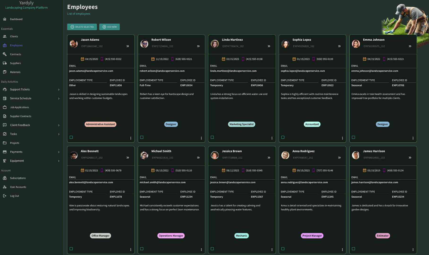 Yardly - Software empresarial todo en uno para el cuidado del césped y paisajismo. media 1