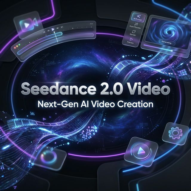 Vídeo de AI Seedance 2.0 - Cree videos cinematográficos de IA a partir de texto, imágenes y clips con voz, canto y control de estilo nativos.(seedance2video.com) media 1