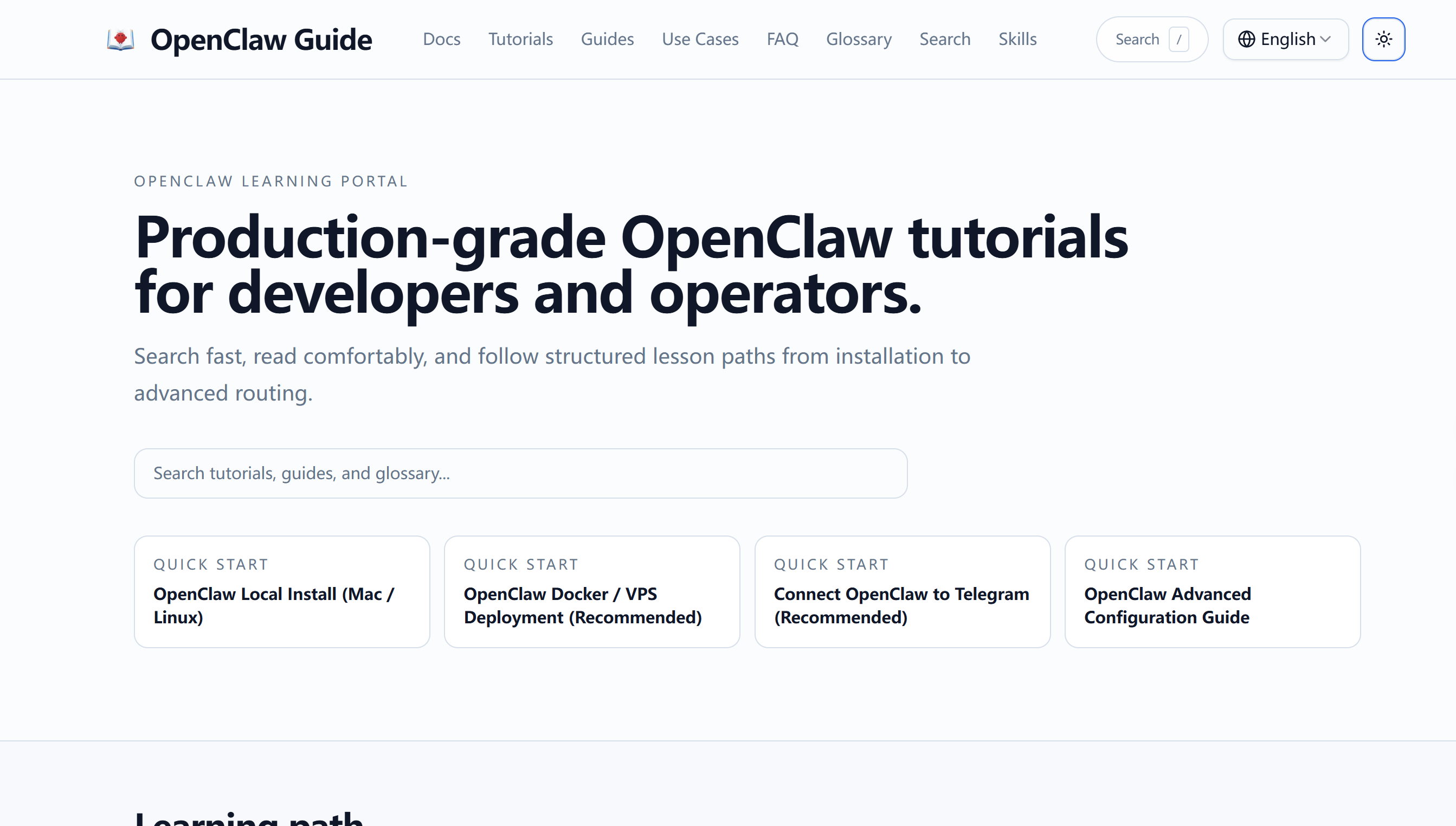 Guía OpenClaw - Tutoriales de OpenClaw de nivel de producción para desarrolladores y operadores. media 1