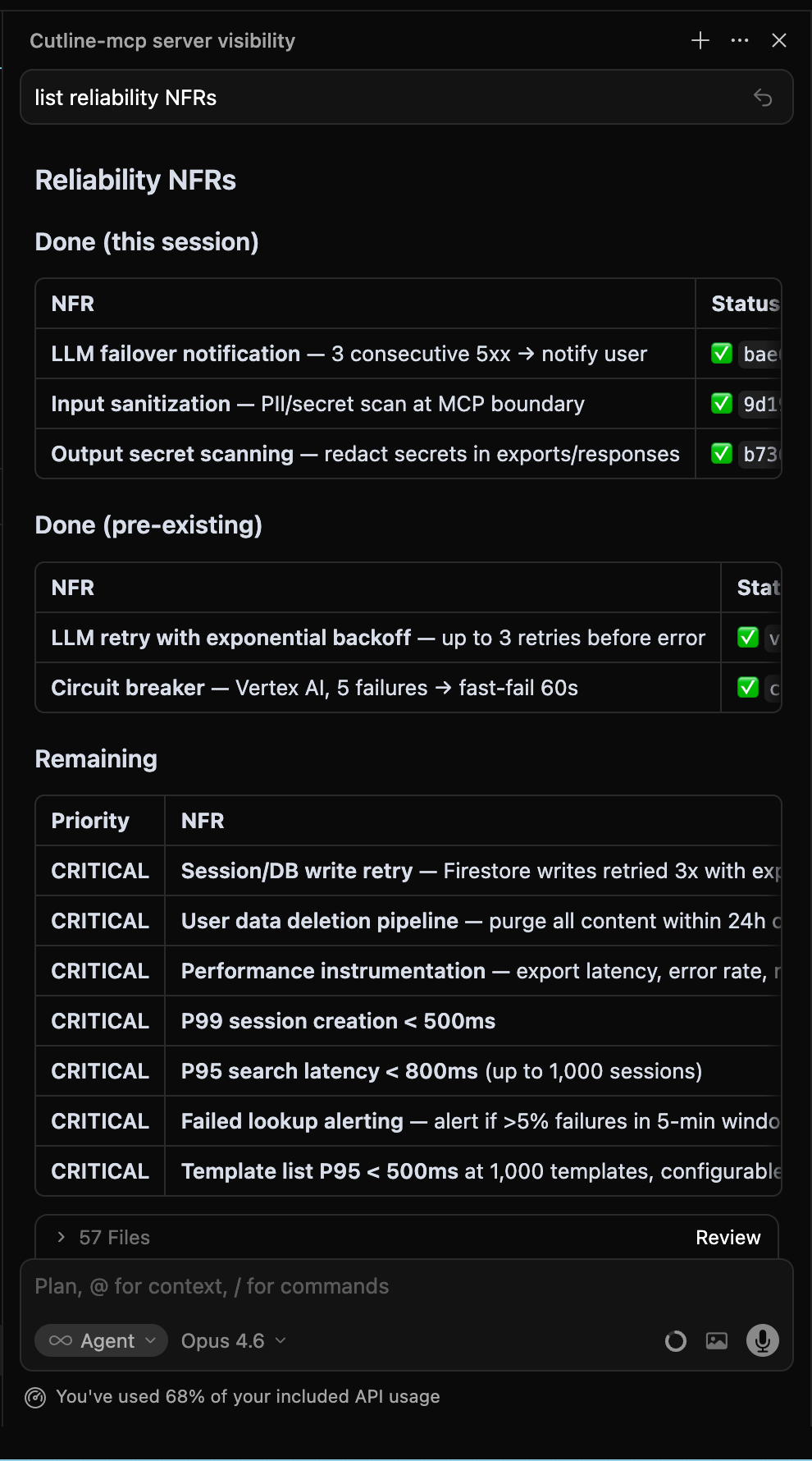 Cutline - Cutline is a technical product manager that helps vibecoders build with security, stability, and scalability from the start.  media 1