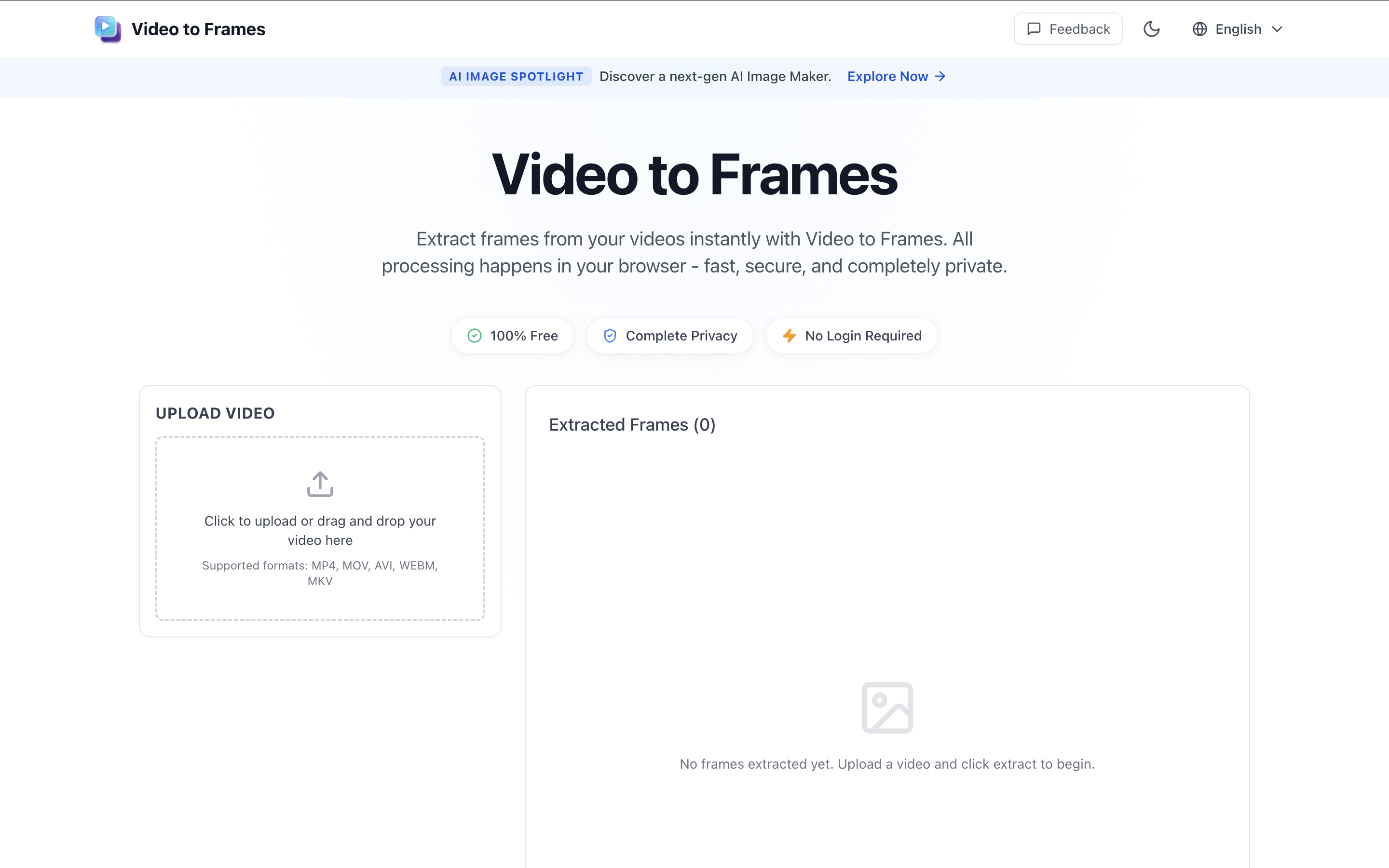 Vídeo a fotogramas - Extrae fotogramas de tus vídeos al instante con Video to Frames. media 1