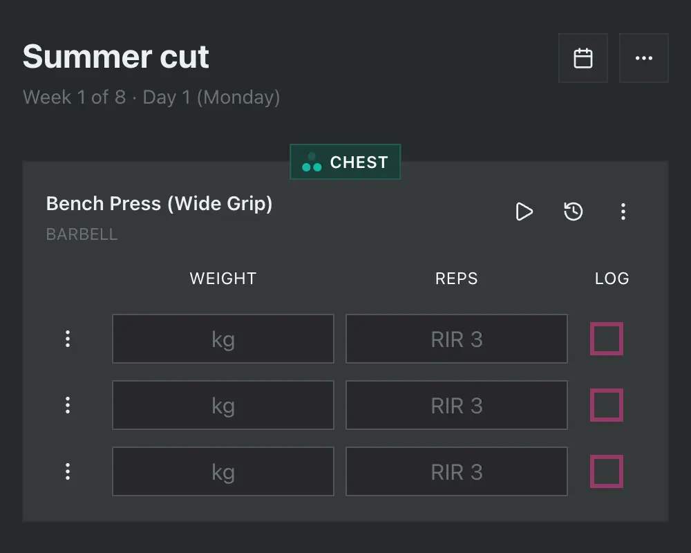 Mesostrength - A science-based hypertrophy training app that automatically adjusts your workouts to maximize muscle growth. media 1