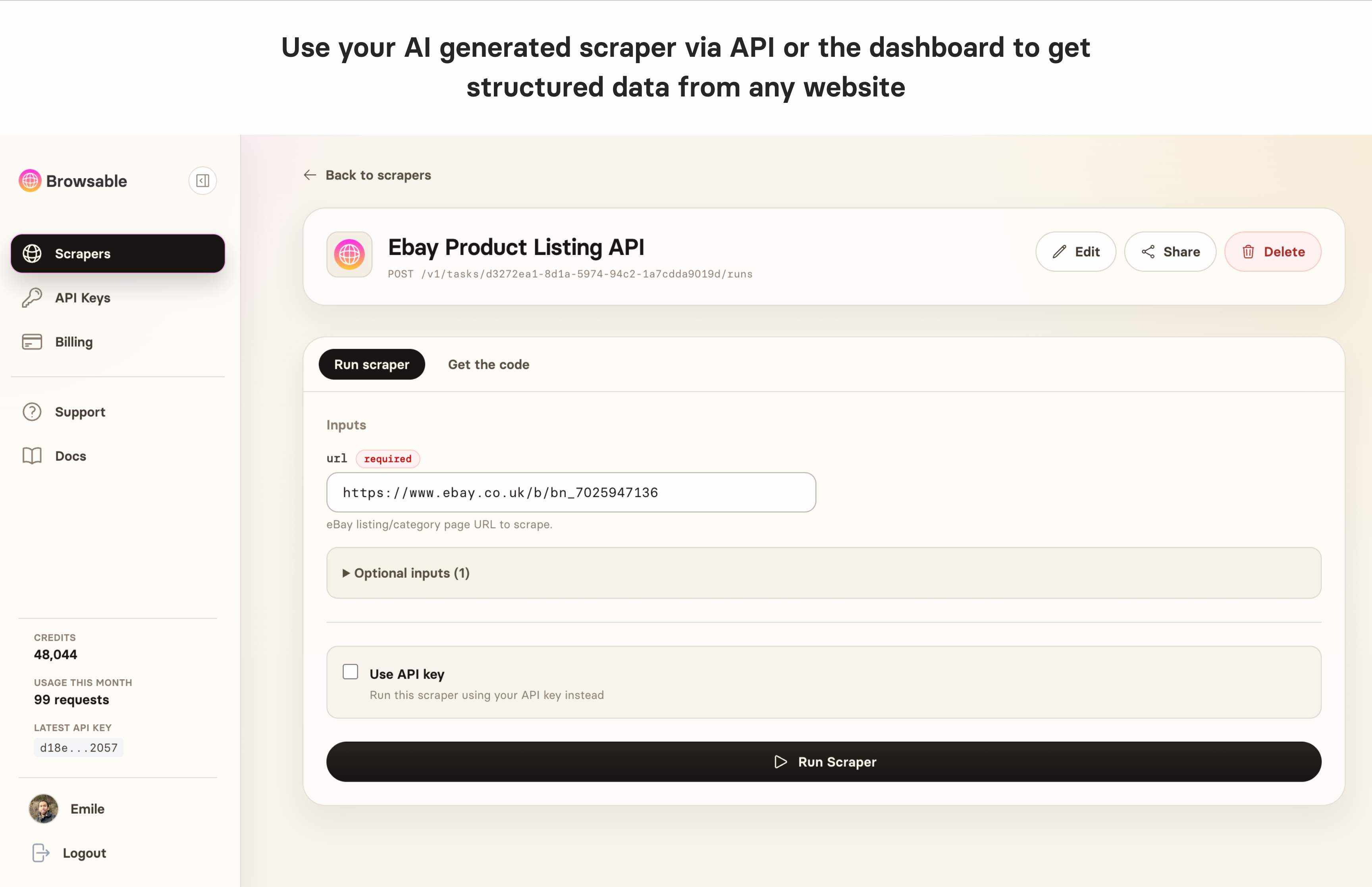 Durchsuchbar - Erstellen Sie eine API für die Daten einer beliebigen Website Medien 1