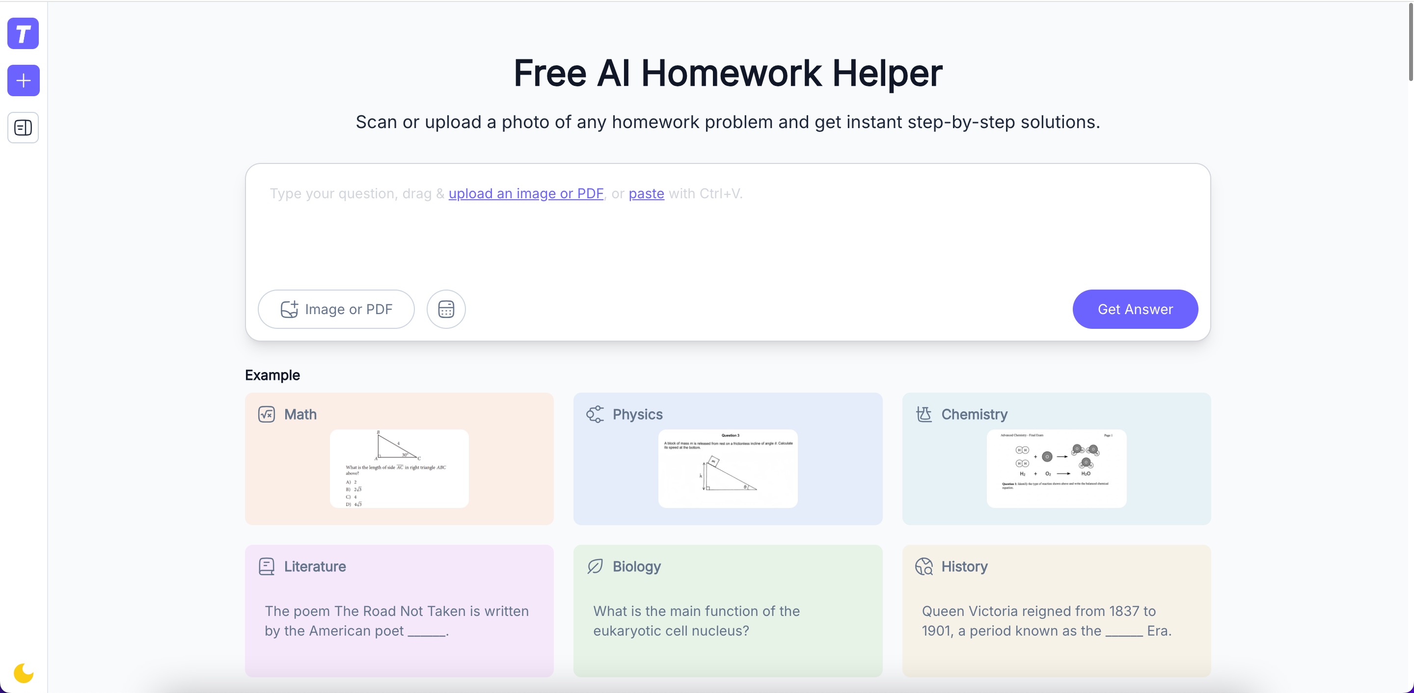 TutorGPT - Scan or upload a photo of any homework problem with TutorGPT and get instant step-by-step solutions. media 1