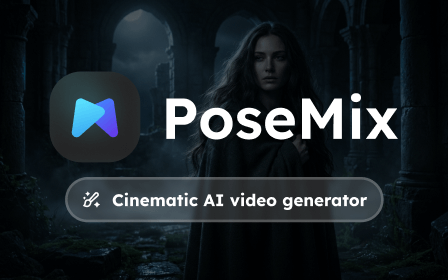 PoseMix - AI Pose Mixing Tool for Creating Unique Character Poses media 1