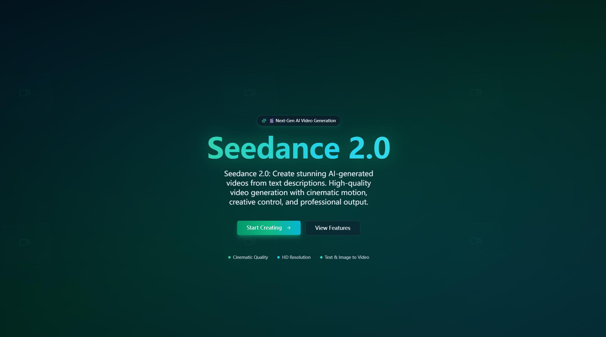 Seedance - Free AI video generation platform powered by Seedance 2.0 model media 1