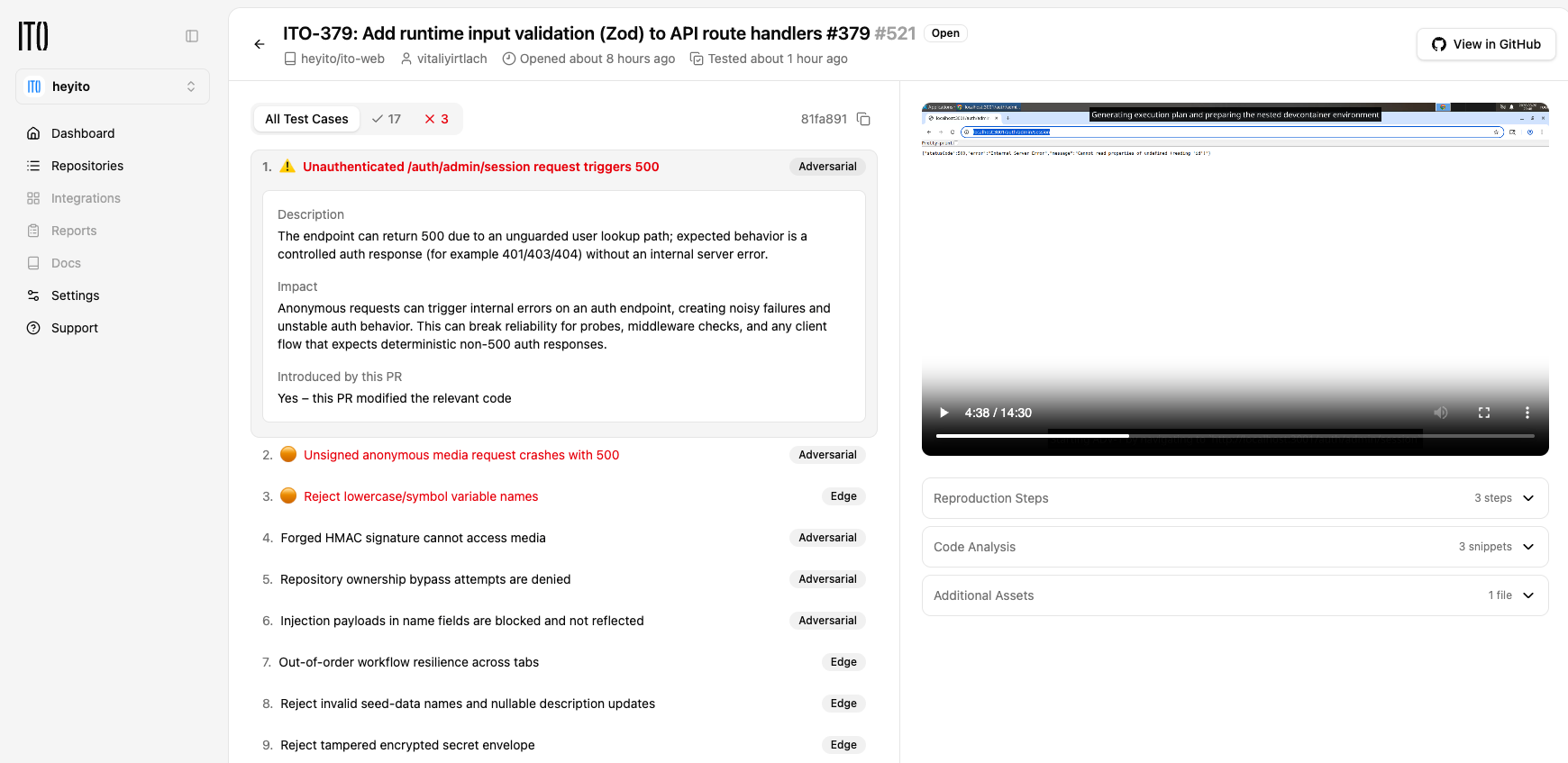 Ito - Automated QA testing on every PR media 1