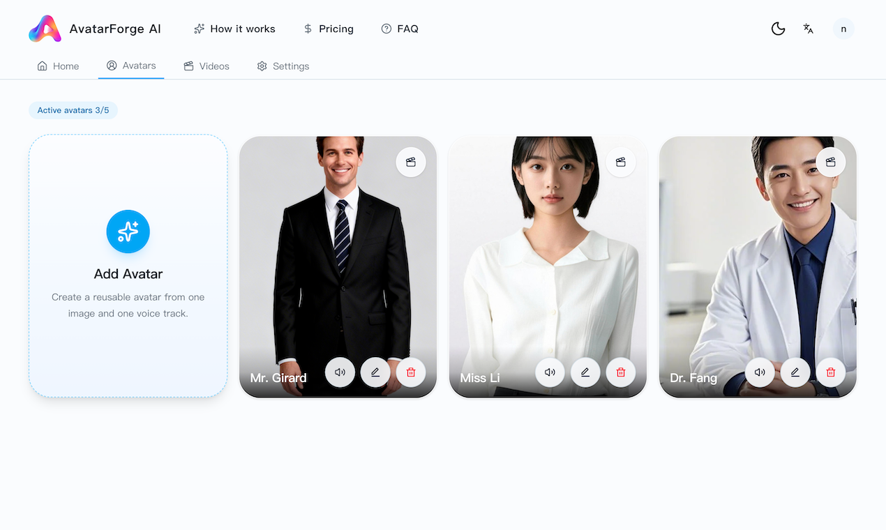 AvatarForge AI - A photo to avatar video tool media 2
