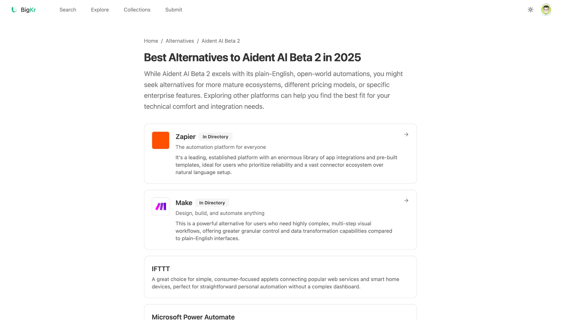 BigKr - BigKr is a curated directory for discovering powerful media 3