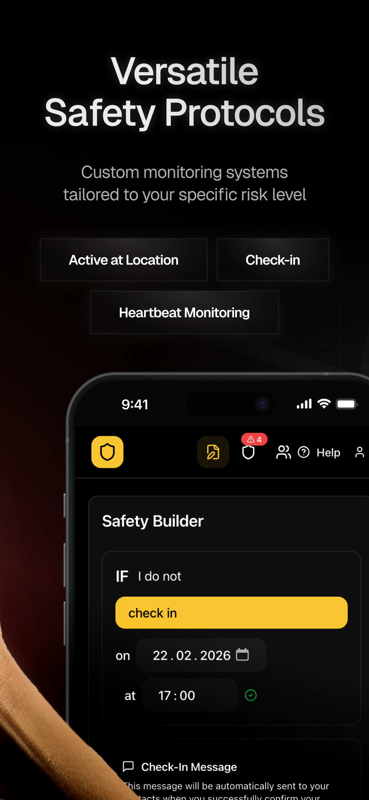 Safety Checkpoint - Safety check-ins that alert your people when you can't media 1