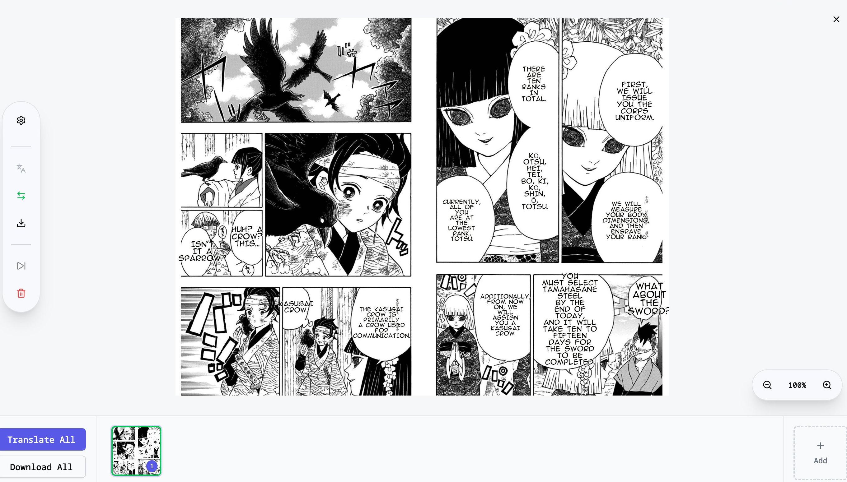 Mee Manga Translator - AI-powered manga translator preserves layout, gives accurate translations. media 3