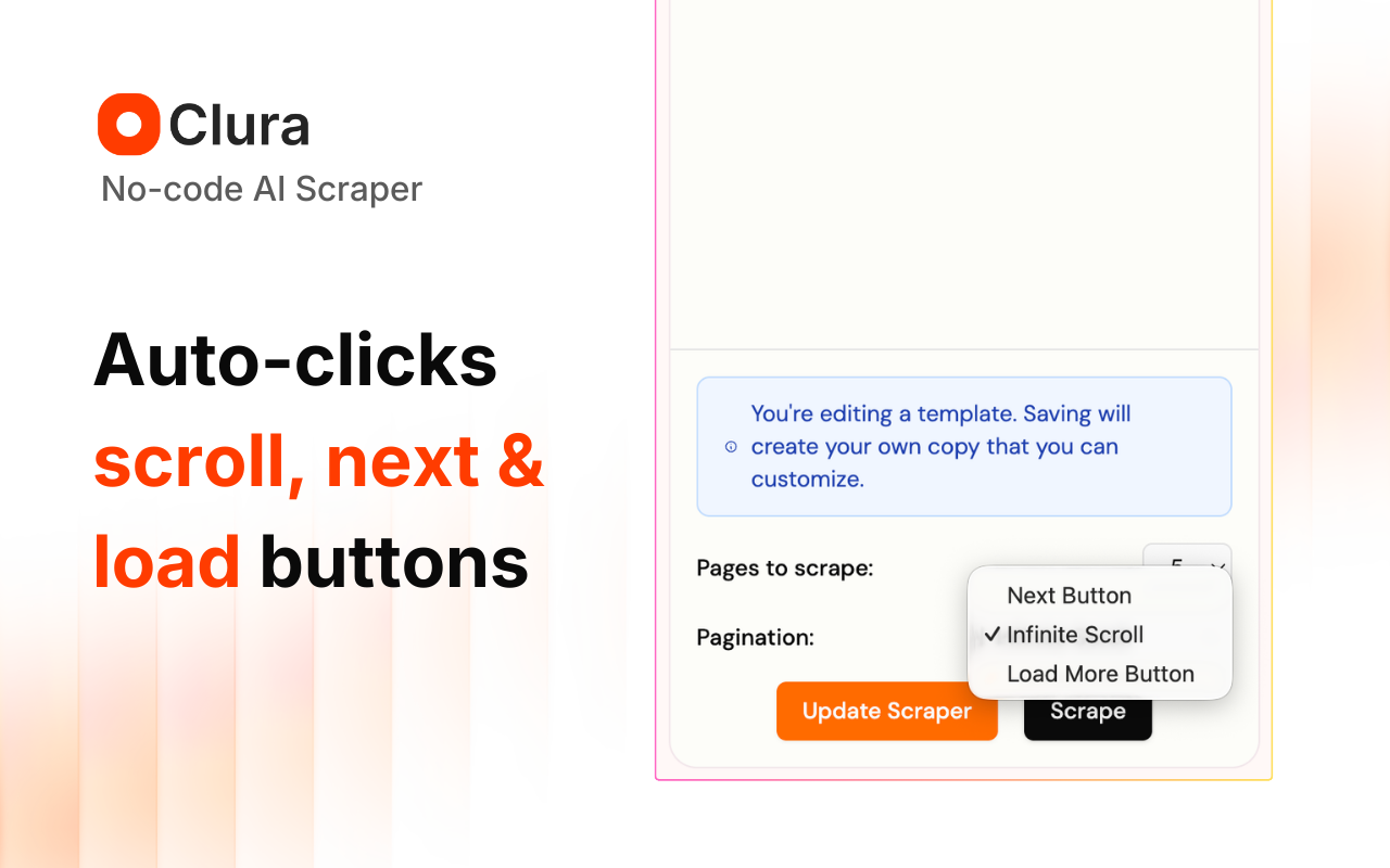 Clura AI - Scrape any website. No code. Just AI. media 4