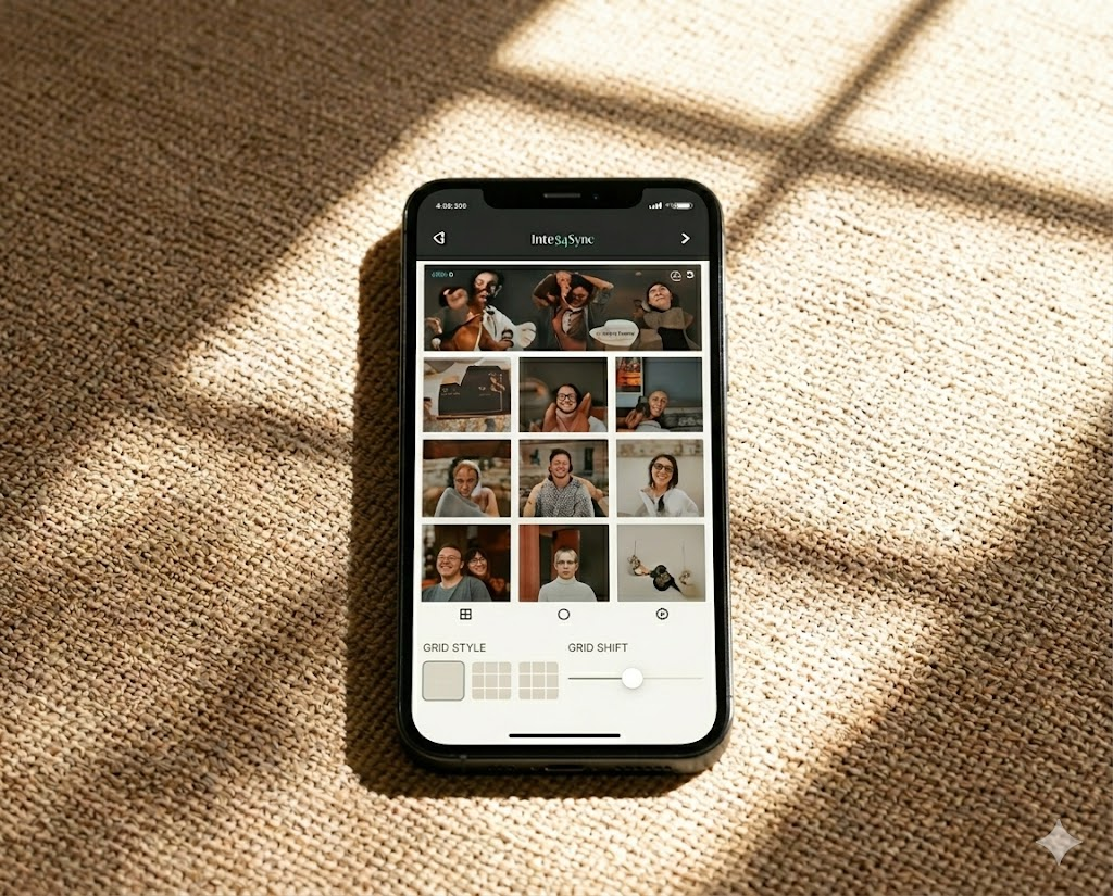 Grid34Sync - Instagram の新しい 3:4 レイアウト用に構築された唯一のグリッド メーカーメディア1