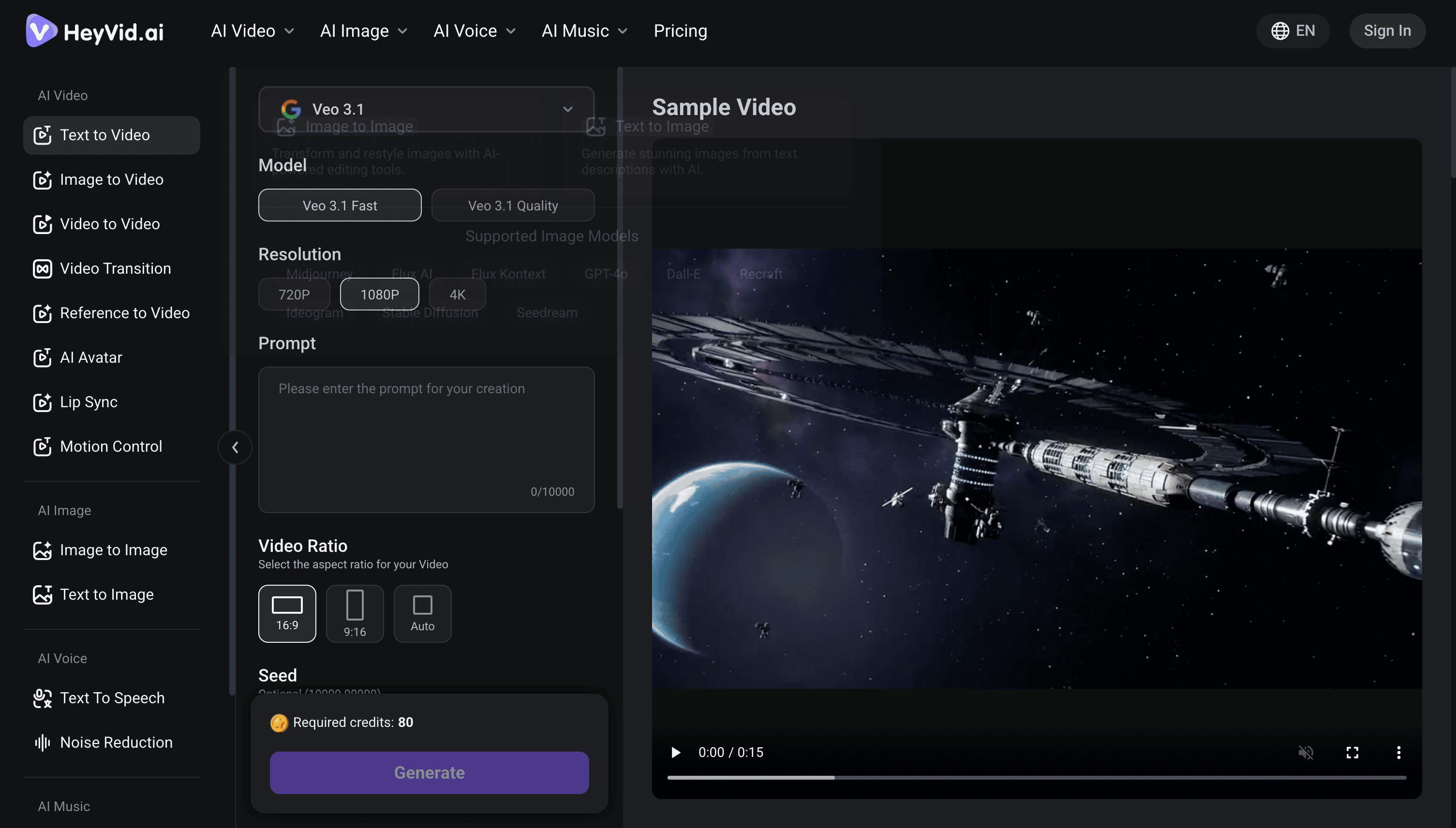 HeyVid - HeyVid AI lets you generate high-quality videos and images — fast, simple, and professiona media 1