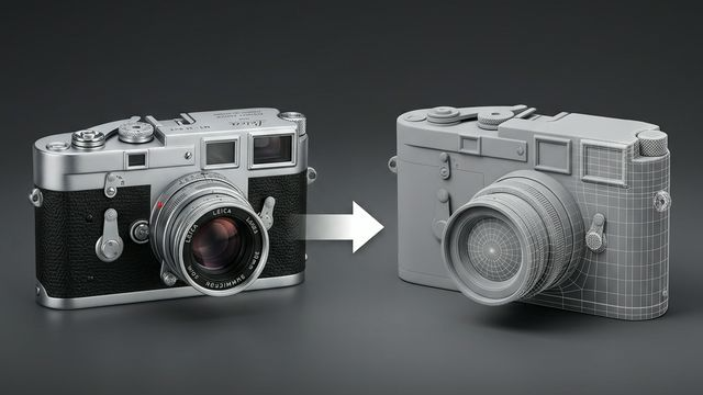Image To 3D - AI image to 3D generator that converts photos into 3D models for 3D printing and game assets media 1