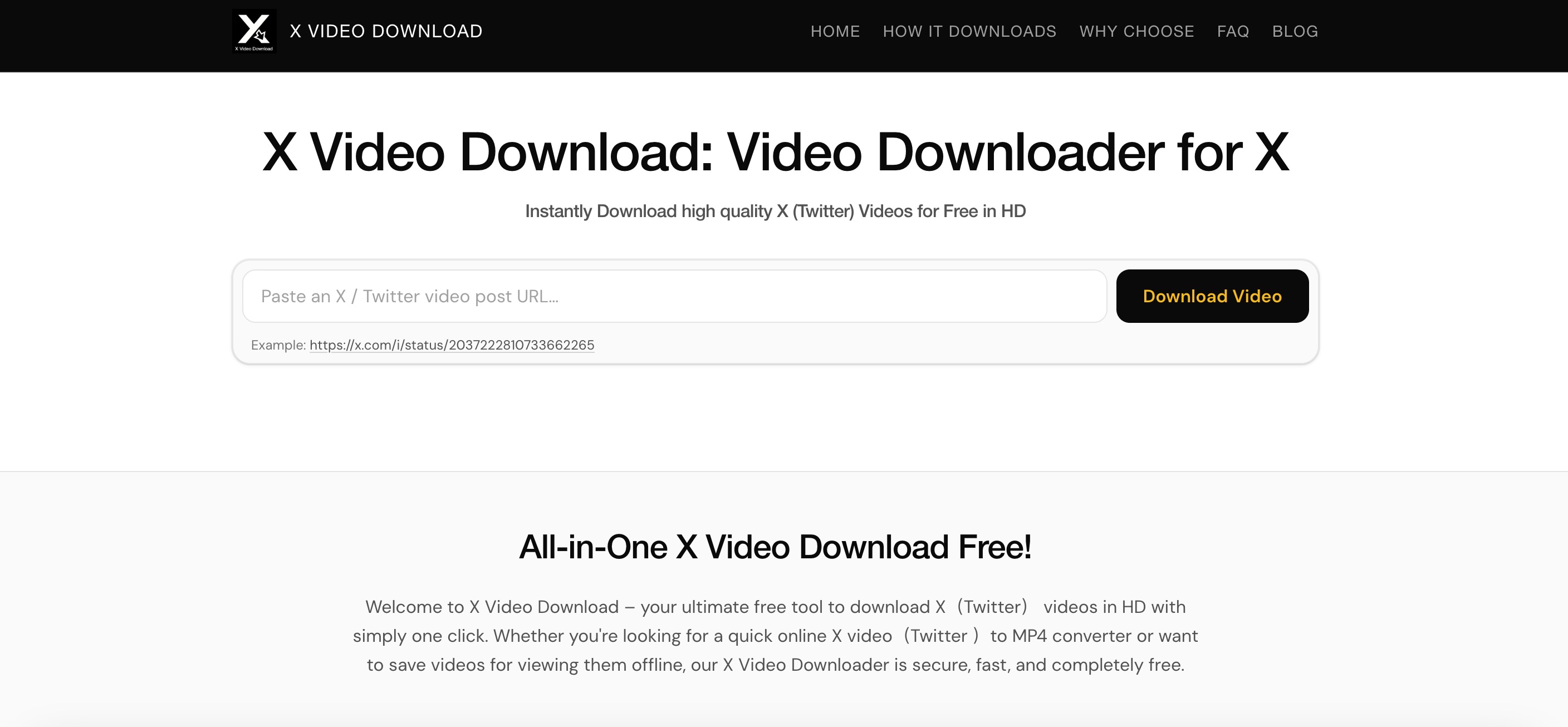 x video downloader - X Video Download — Free MP4 Downloader for X (Twitter) Posts media 1