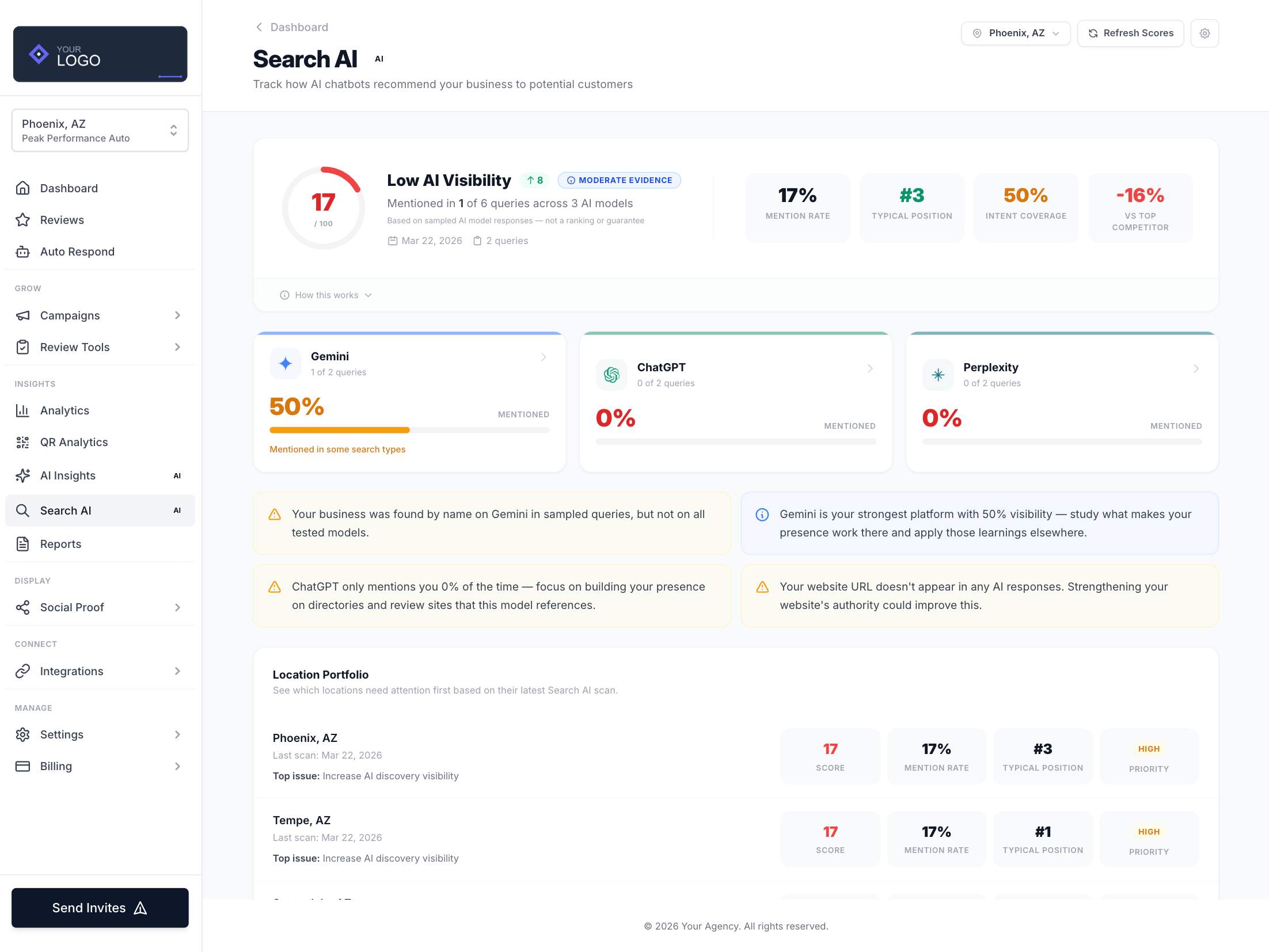 EmbedMyReviews - White-label reputation management software for agencies. Flat rate, full control. media 1