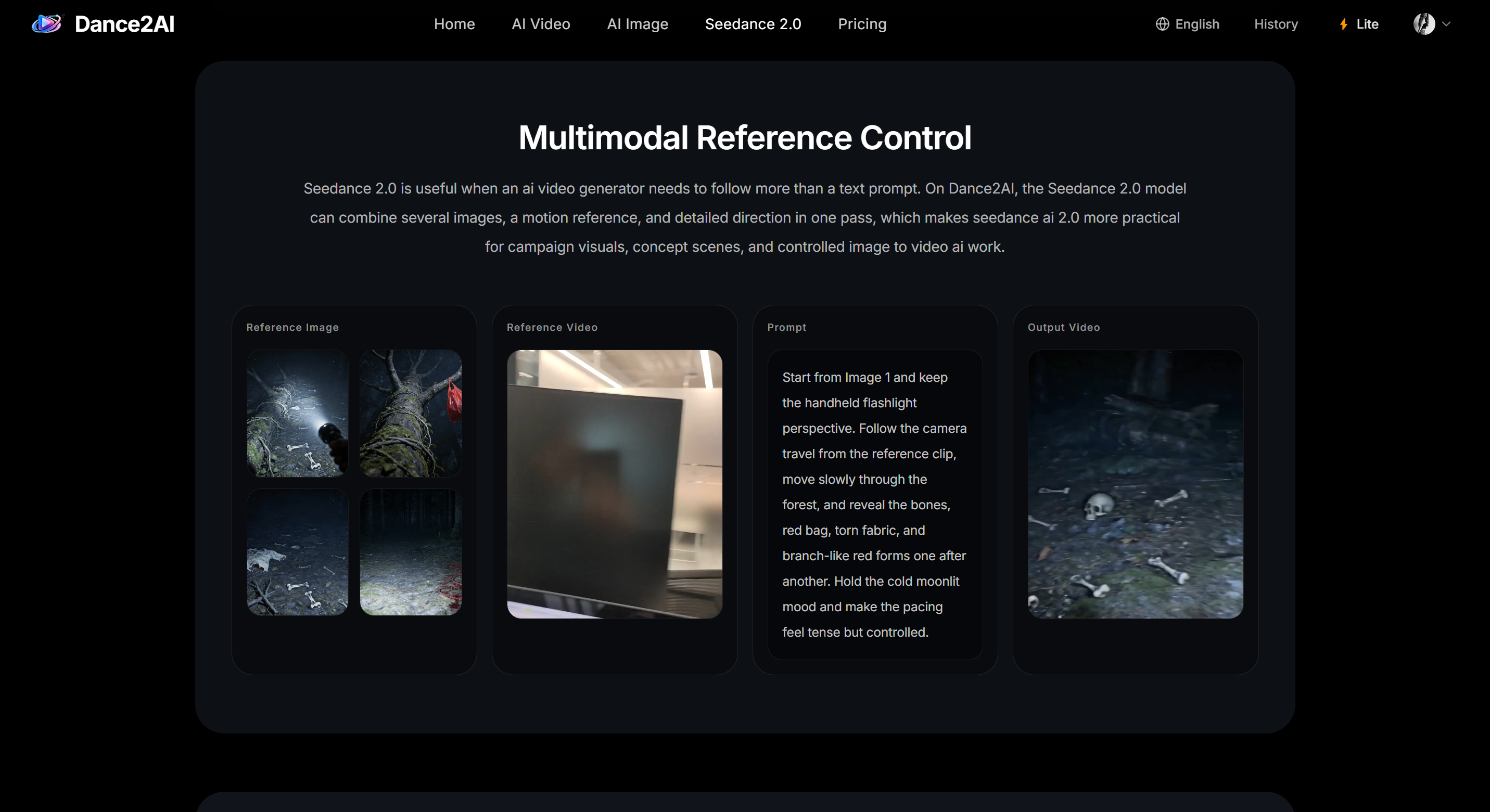 Dance2AI - The easiest way to create videos with Seedance 2.0 media 4