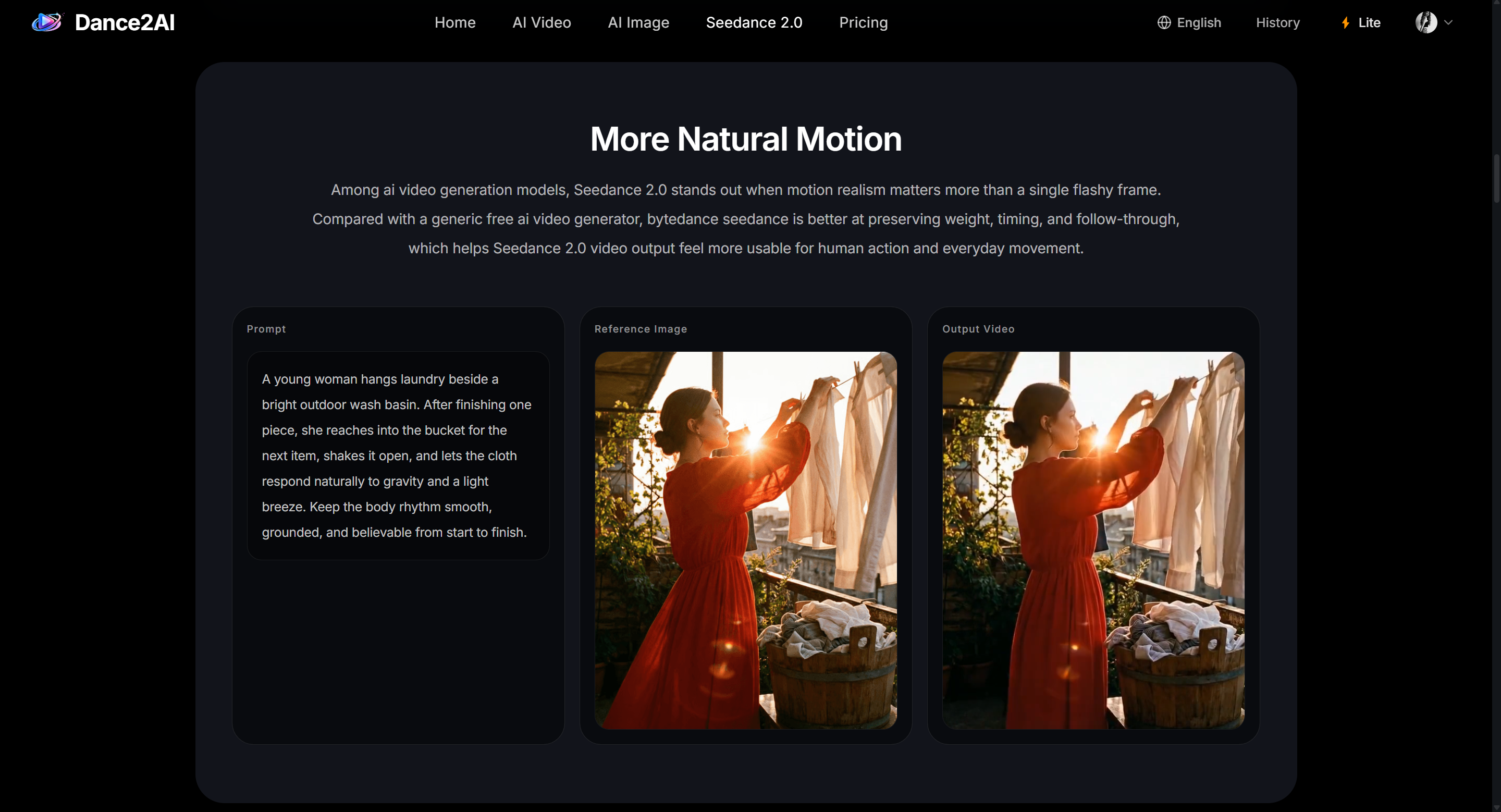 Dance2AI - The easiest way to create videos with Seedance 2.0 media 5