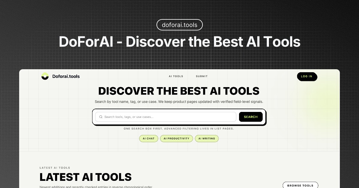 도퍼스 - Doforai - 최고의 AI 도구를 찾아보세요 미디어 1